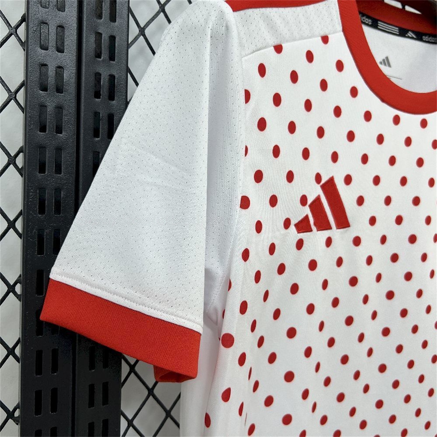 Sevilla 25-26 Red Points White Training Jersey - Fans Version - ReplicasJersey