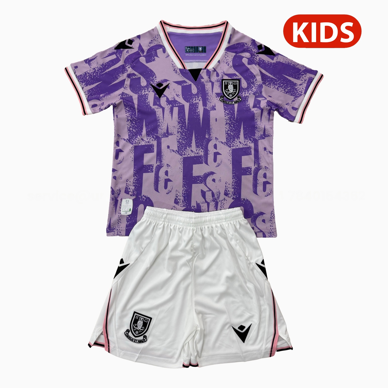 Sheffield Wednesday 25-26 Away Kids Kit - ReplicasJersey
