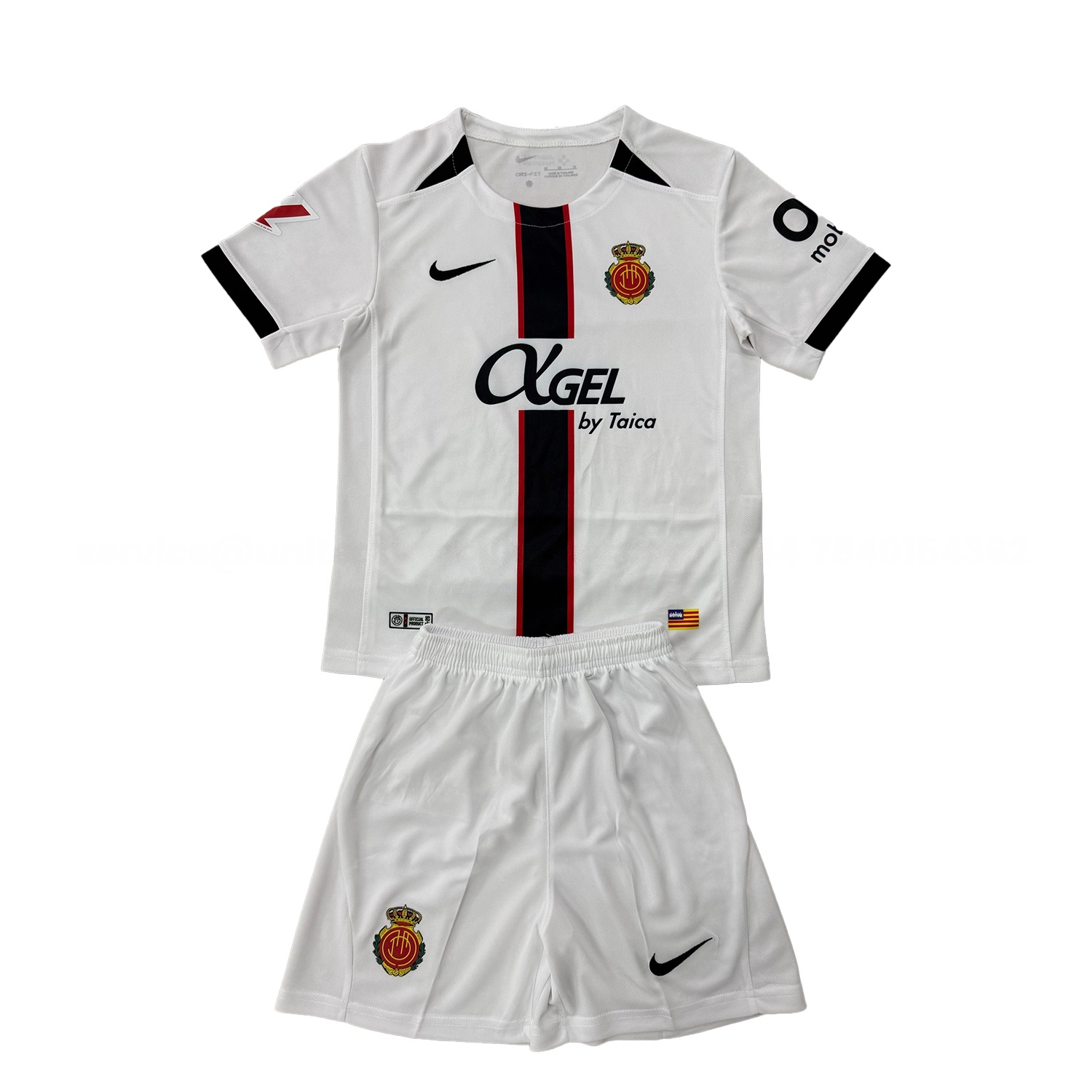 Mallorca 25-26 Away White Men's Adult Jersey Set - Fans Version - ReplicasJersey