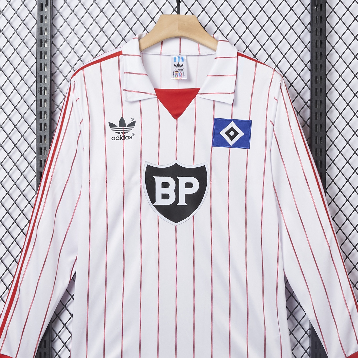 Retro Hamburger SV 1982-83 Home Long Sleeves Jersey - ReplicasJersey