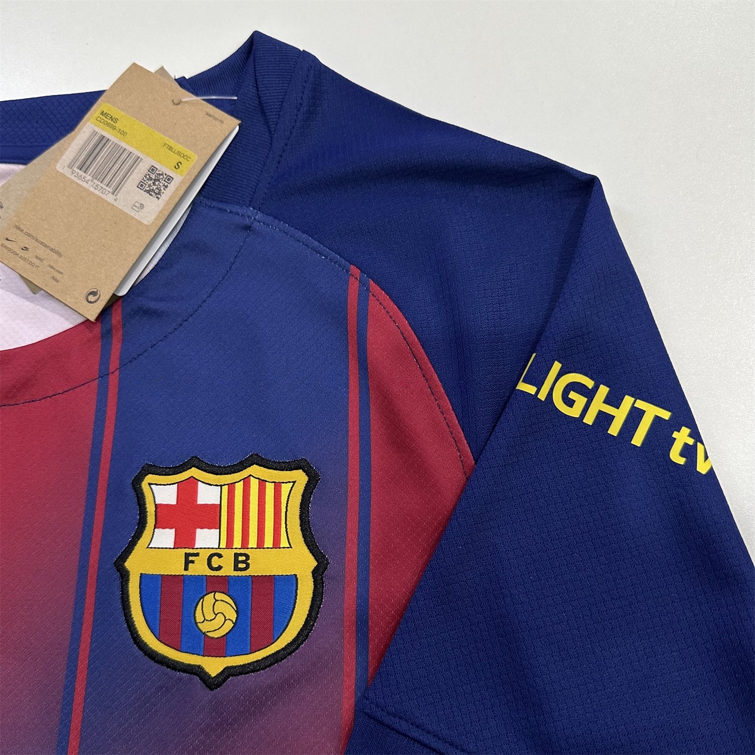 Barcelona 25-26 Home Unsponsored Jersey - Fans Version - ReplicasJersey