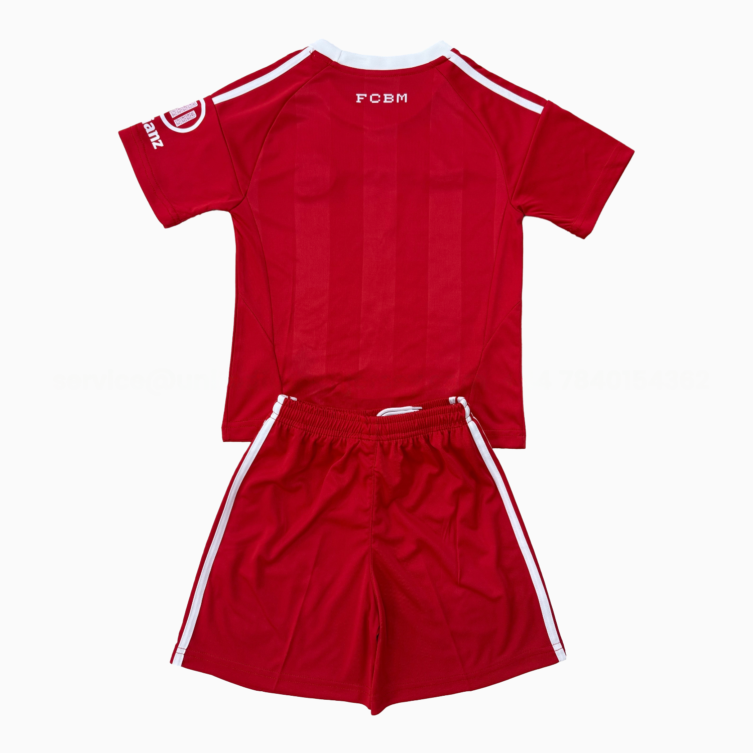 Bayern Munich 25-26 Red Goalkeeper Kids Kit - ReplicasJersey