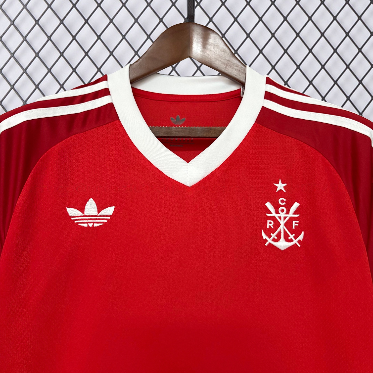 Flamengo 25-26 White Lines Red Special Jersey - Fans Version - ReplicasJersey