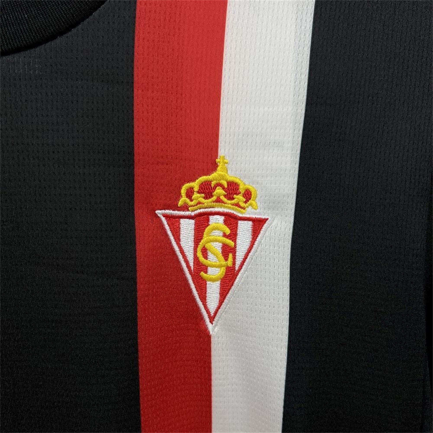 Sporting Gijon 25-26 Away Black Jersey - Fans Version - ReplicasJersey