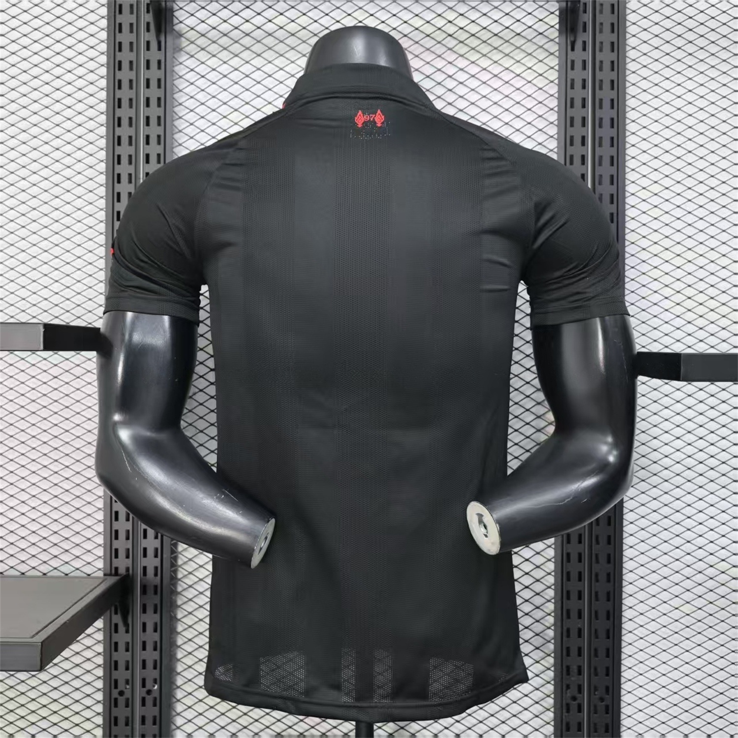 Liver.pool 25-26 Black Special Whit Red Sponsor Jersey - Player Version - ReplicasJersey