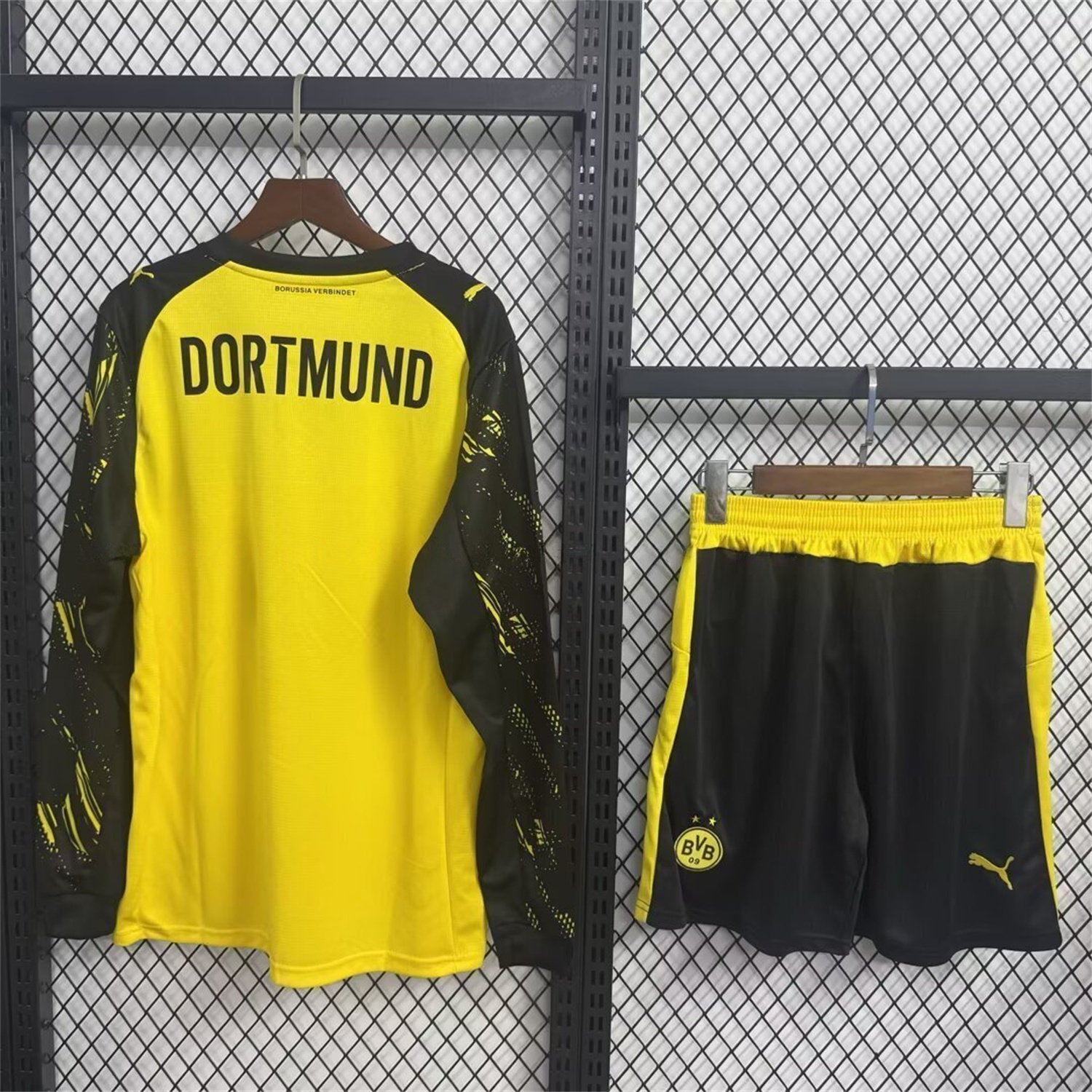 Dortmund 25-26 Home Long Sleeves Kids Kit - ReplicasJersey