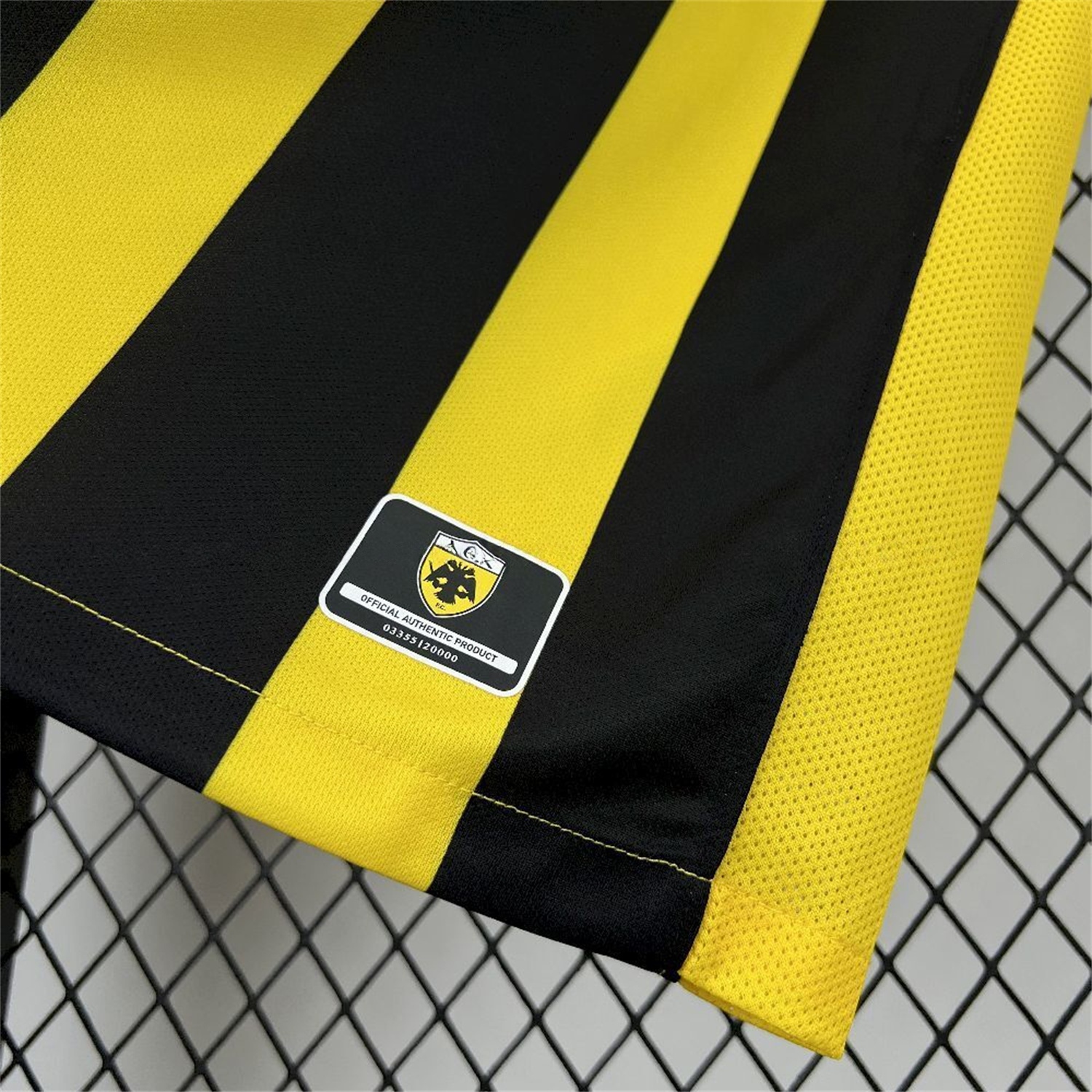 AEK Athens 25-26 Home Yellow Jersey - Fans Version - ReplicasJersey