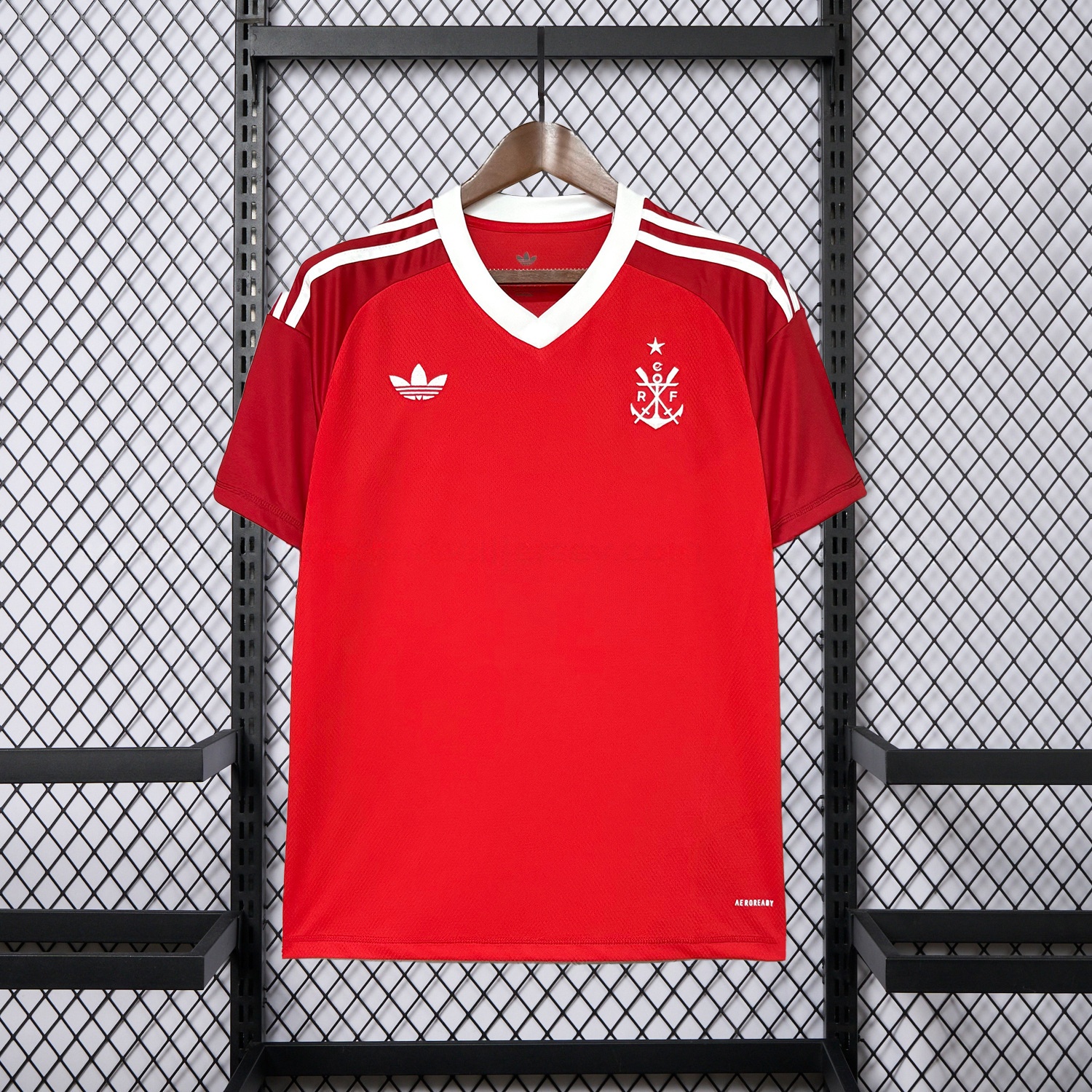 Flamengo 25-26 White Lines Red Special Jersey - Fans Version - ReplicasJersey