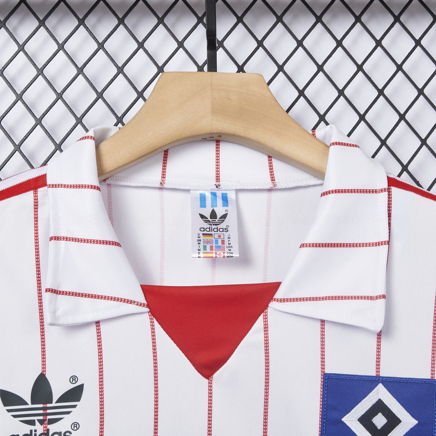 Retro Hamburger SV 1982-83 Home Long Sleeves Jersey - ReplicasJersey