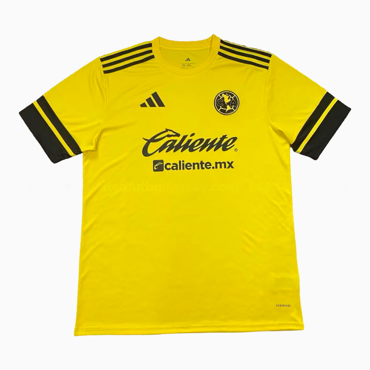 Club América 25-26 Pre-Match Training Yellow Jersey - Fans Version - ReplicasJersey