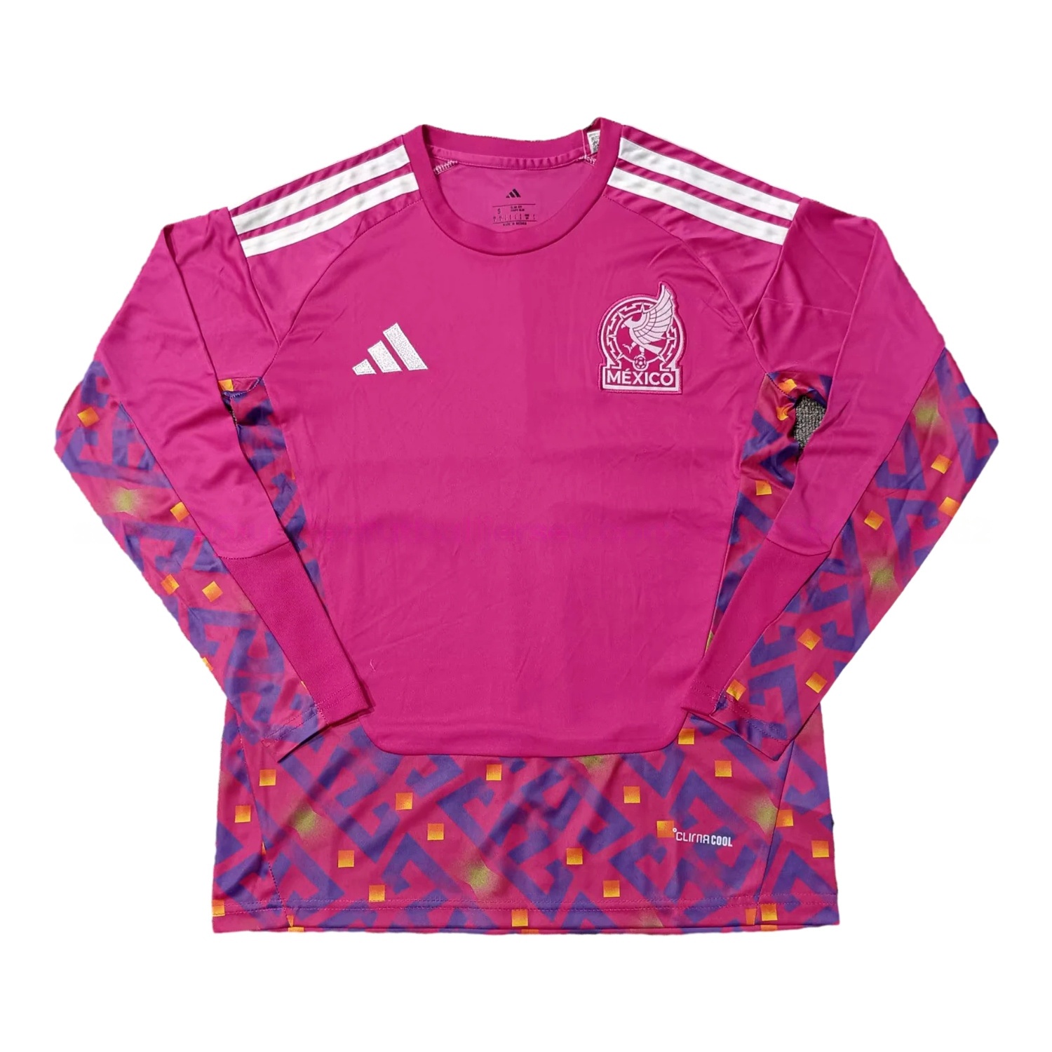 Mexico 25-26 Pink Goalkeeper Long Sleeves Jersey (Leaked Version) - Fans Version - ReplicasJersey