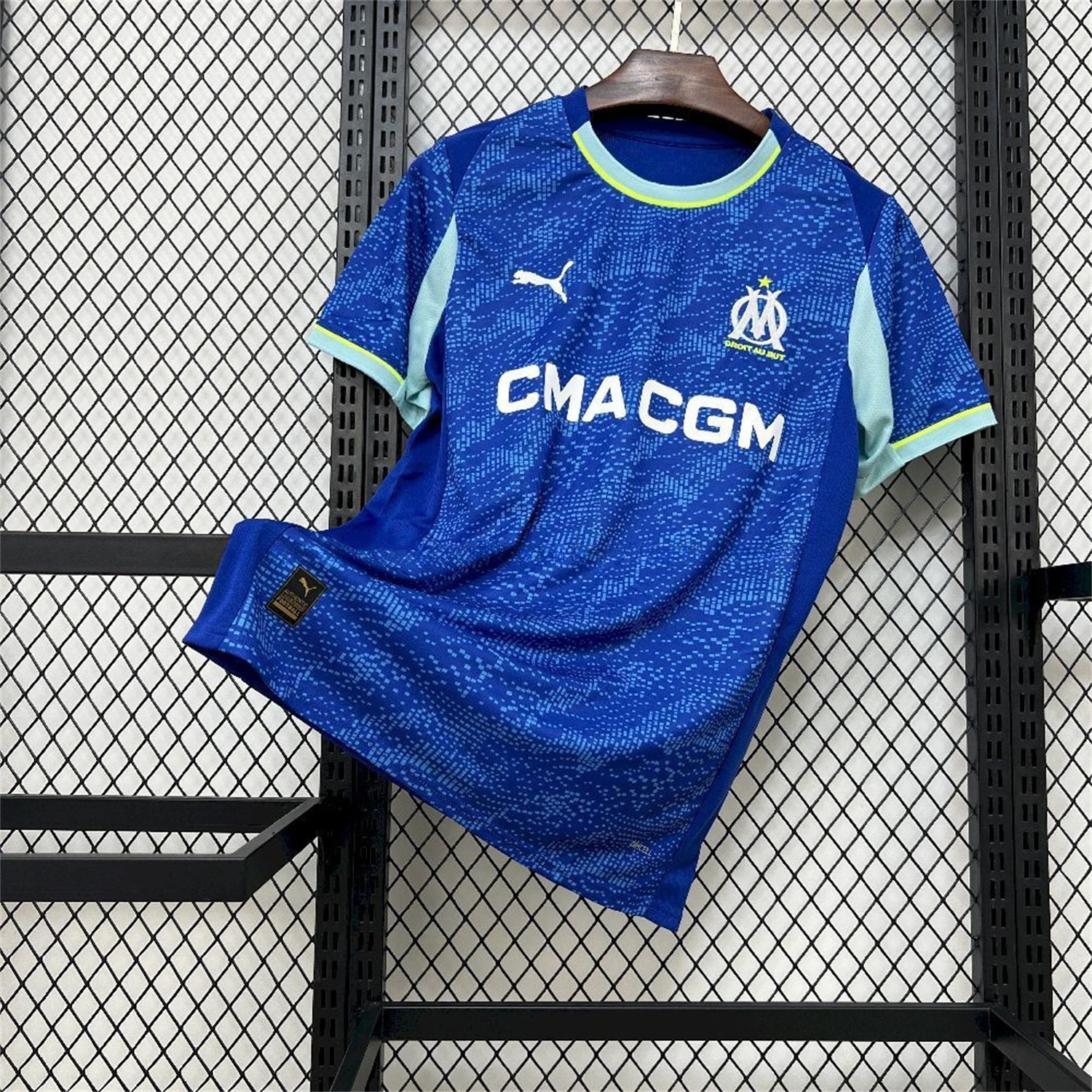 Marseille 25-26 Third Blue Jersey - Fans Version - ReplicasJersey