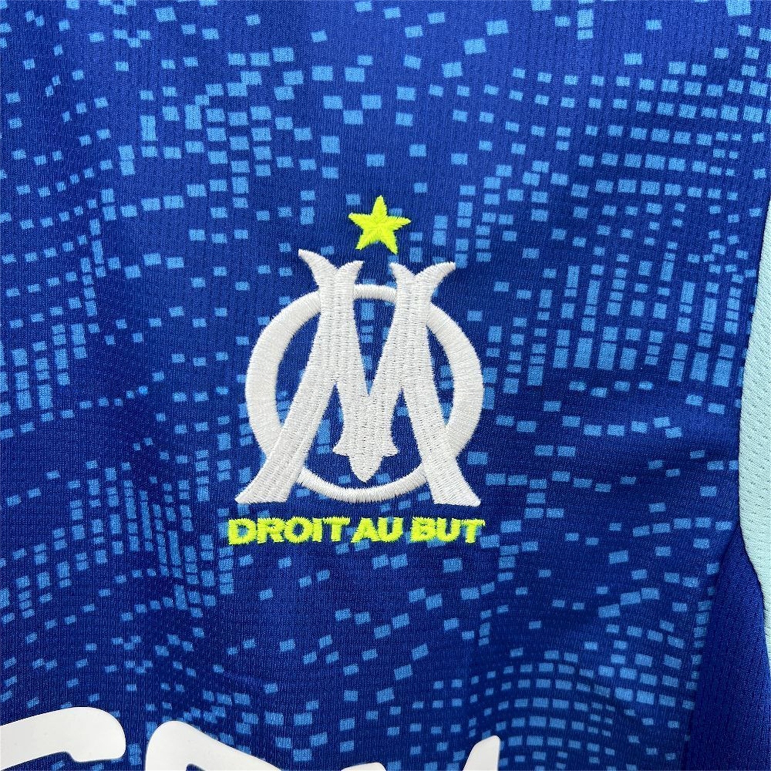 Marseille 25-26 Third Blue Jersey - Fans Version - ReplicasJersey