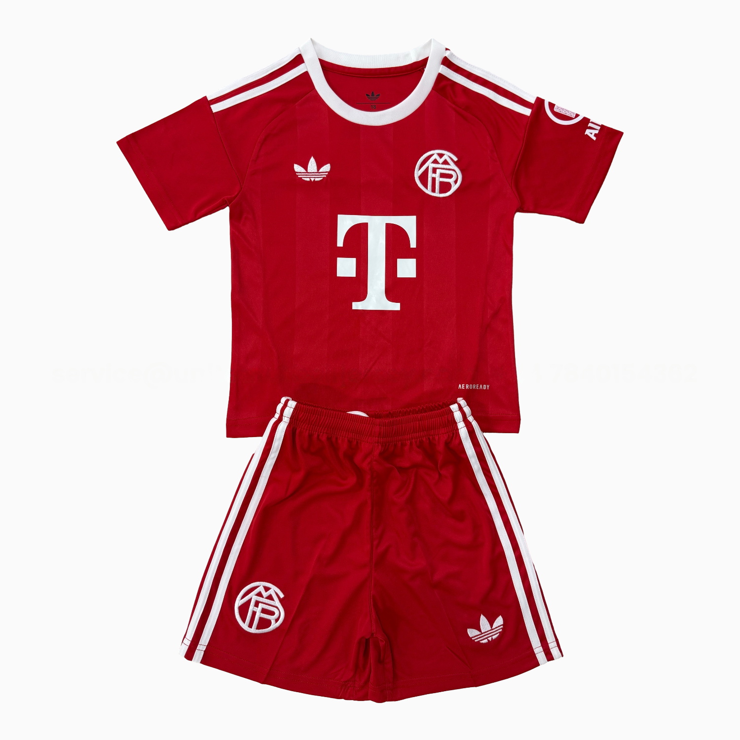 Bayern Munich 25-26 Red Goalkeeper Men's Adult Jersey Set - Fans Version - ReplicasJersey