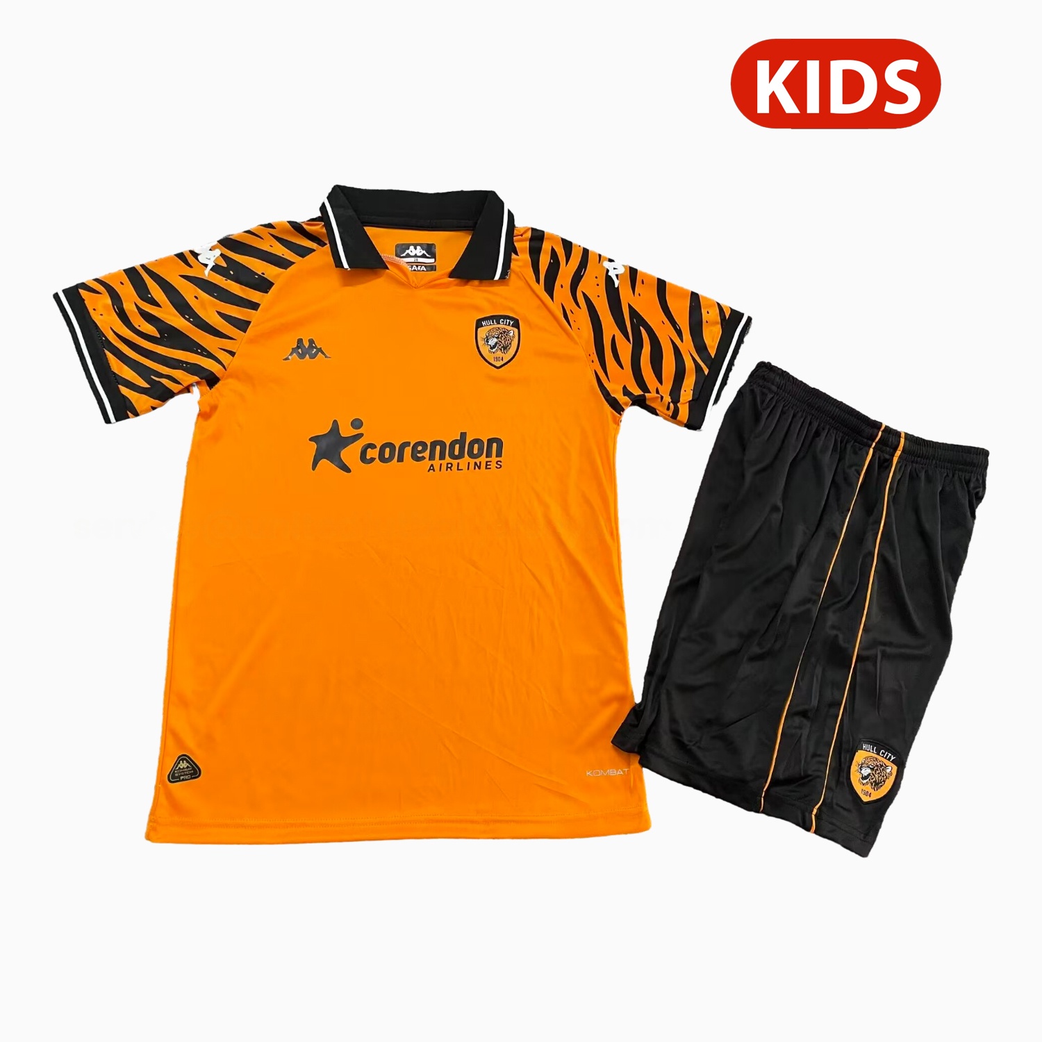 Hull City 25-26 Home Kids Kit - ReplicasJersey