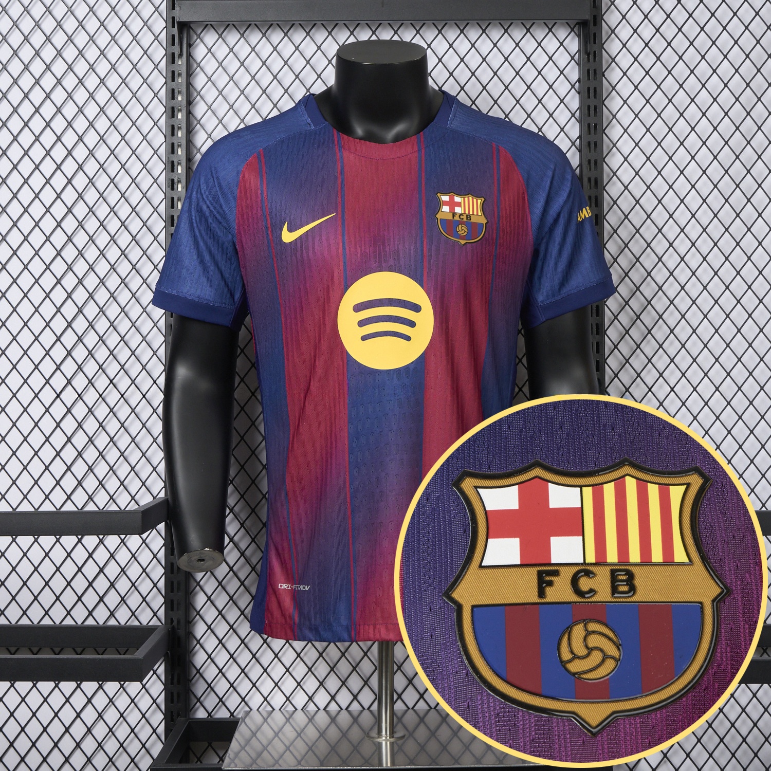 【Yamal Special Font】Barcelona 25-26 Home Jersey - Player Version - ReplicasJersey