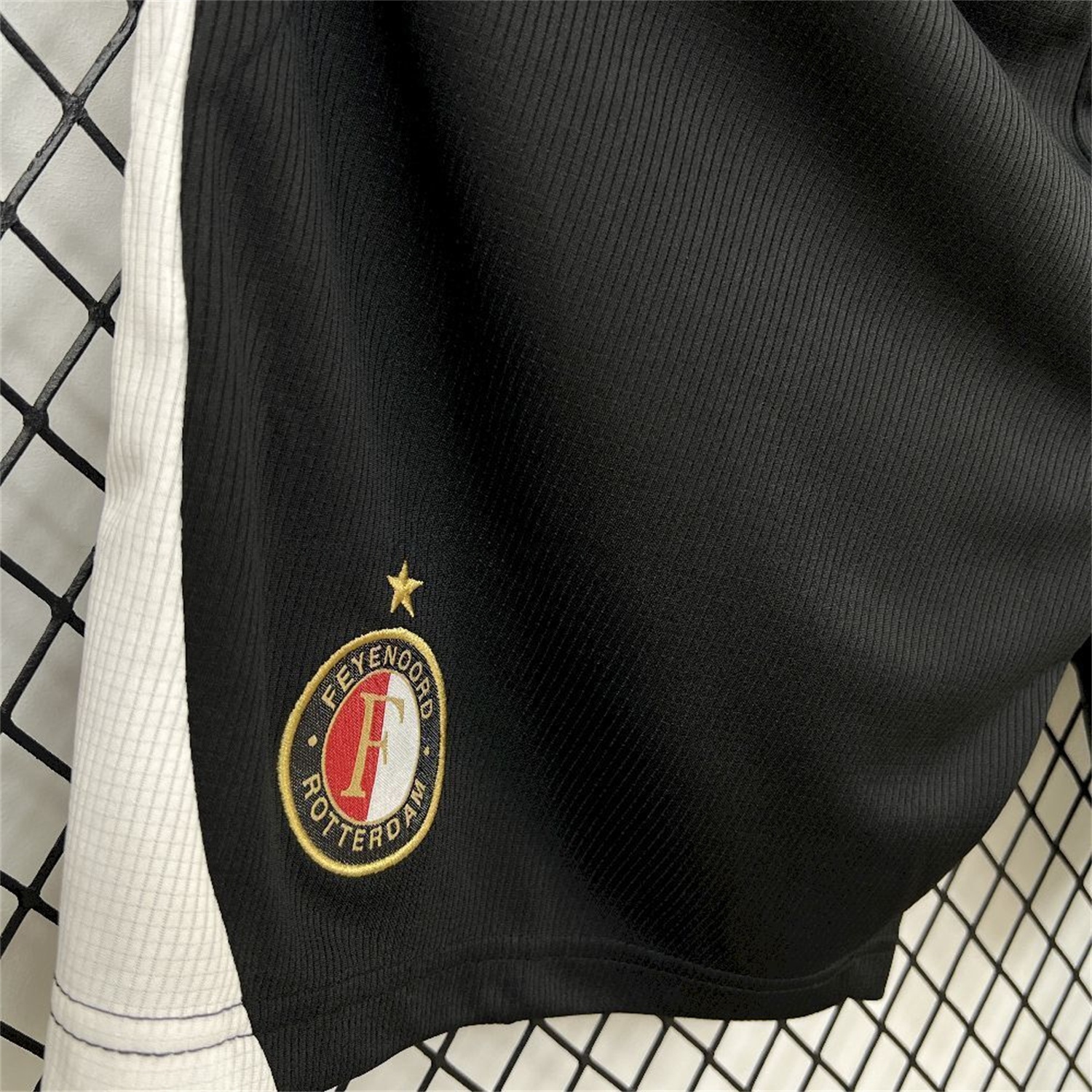 Feyenoord 25-26 Home Black Shorts - Fans Version - ReplicasJersey