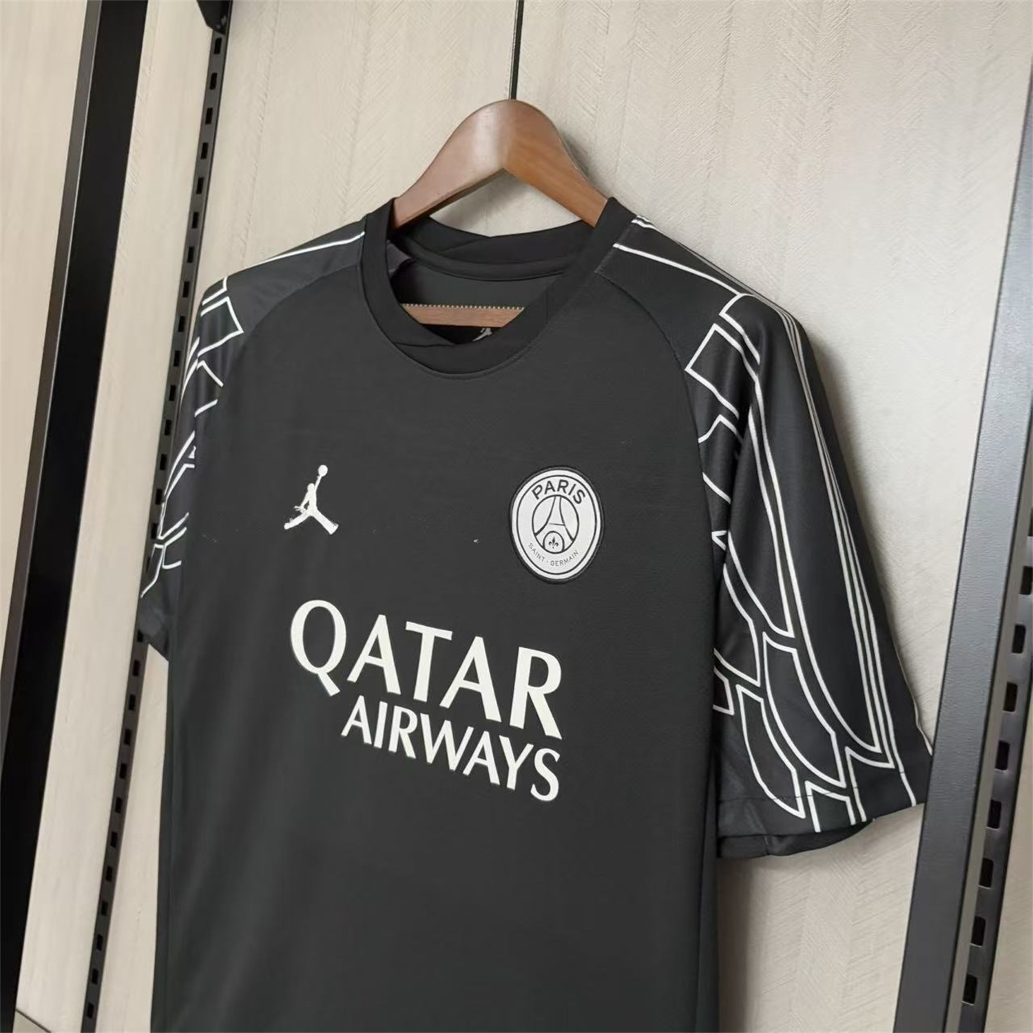 Paris Saint-Germain PSG 25-26 JD Black Special Jersey - Fans Version - ReplicasJersey