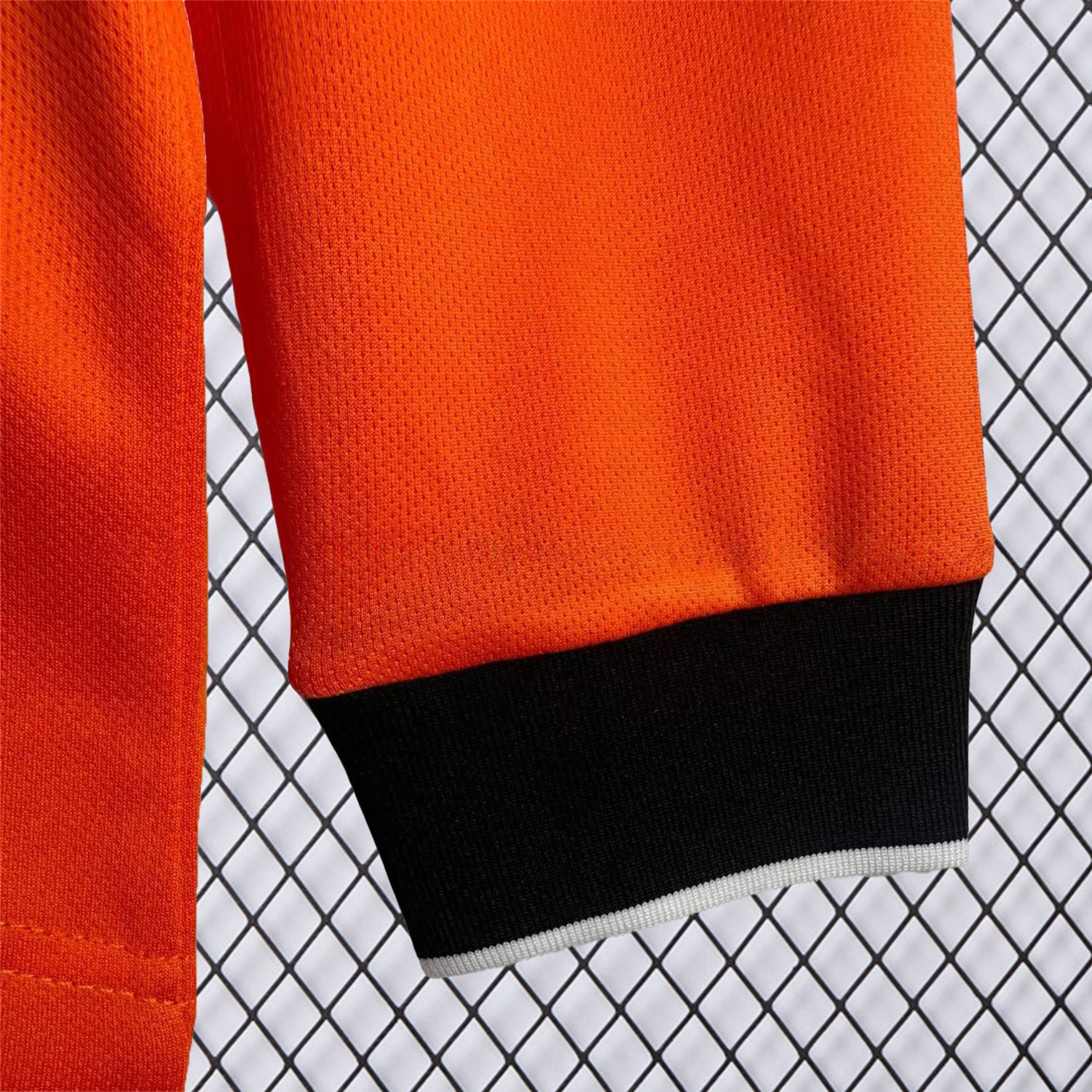 Retro Netherlands 1998 Home Long Sleeves Jersey - ReplicasJersey