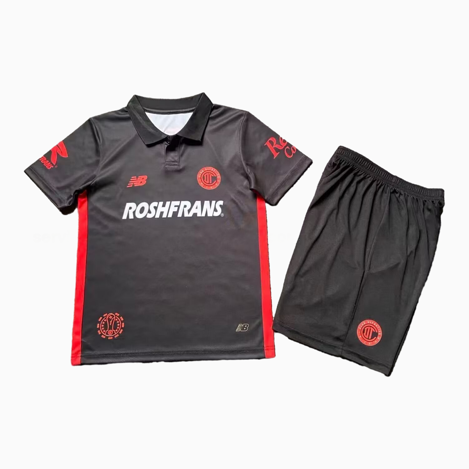 Toluca 25-26 Third Black Kids Kit - ReplicasJersey