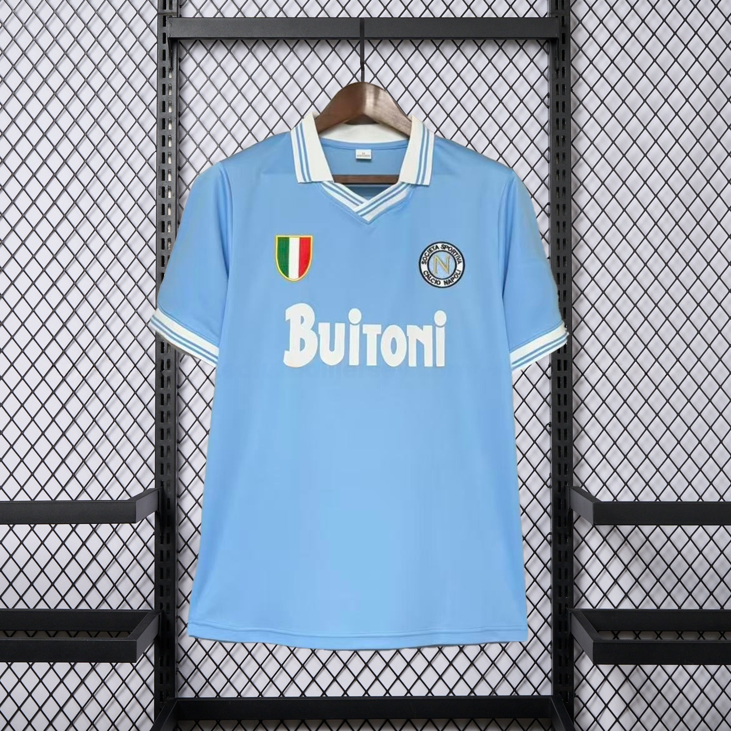 Retro Napoli 1987-88 Home 2 Blue Jersey - ReplicasJersey
