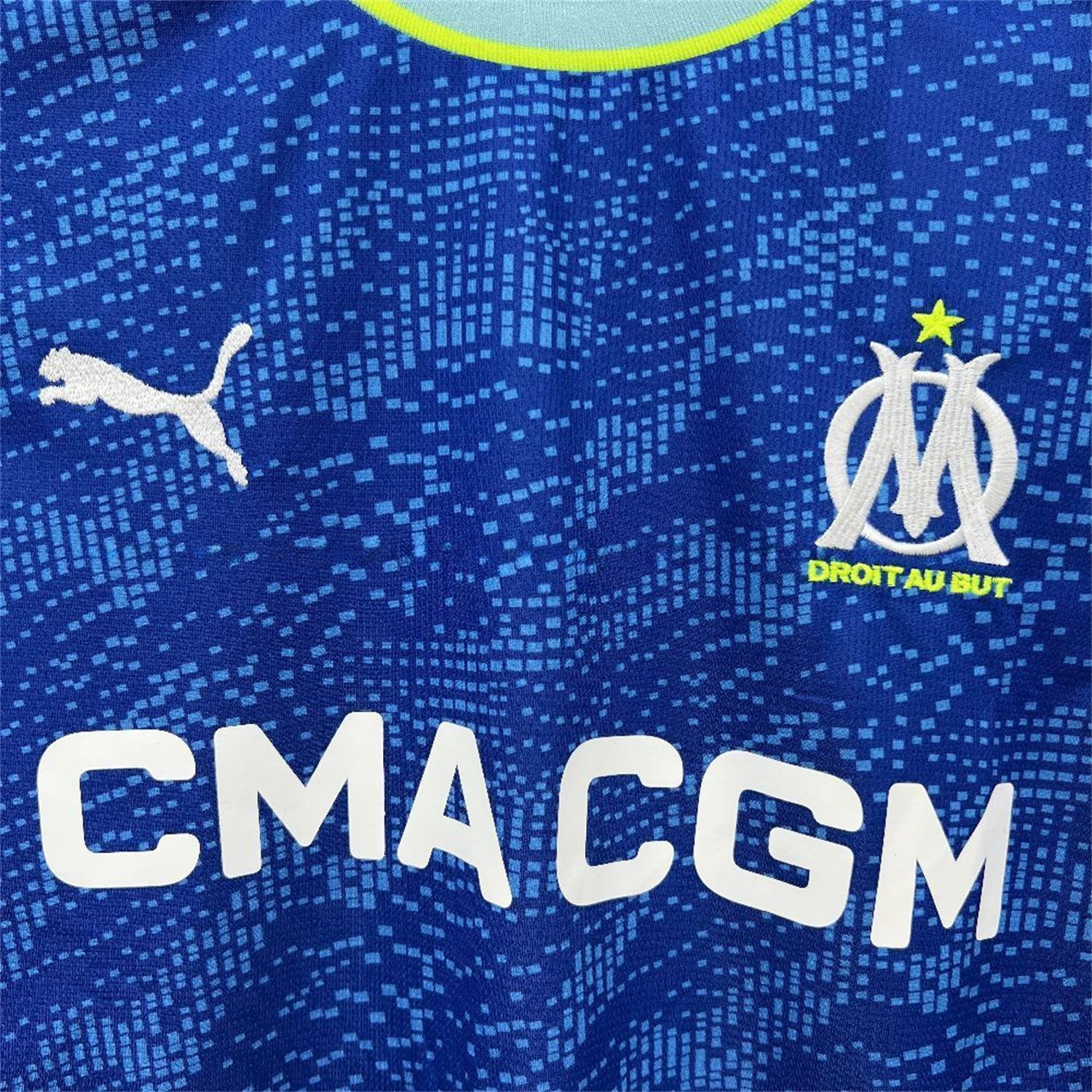Marseille 25-26 Third Blue Jersey - Fans Version - ReplicasJersey