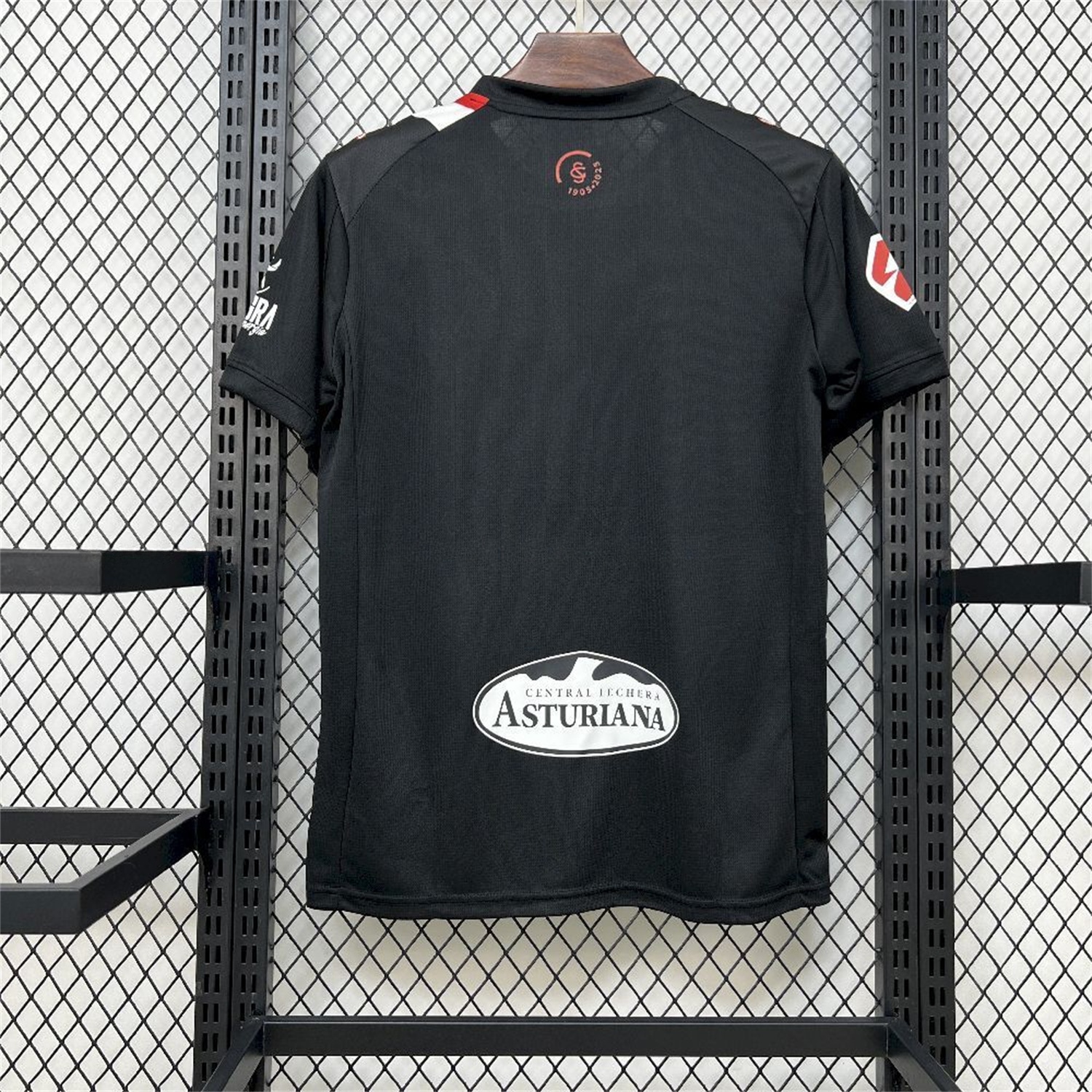 Sporting Gijon 25-26 Away Black Jersey - Fans Version - ReplicasJersey