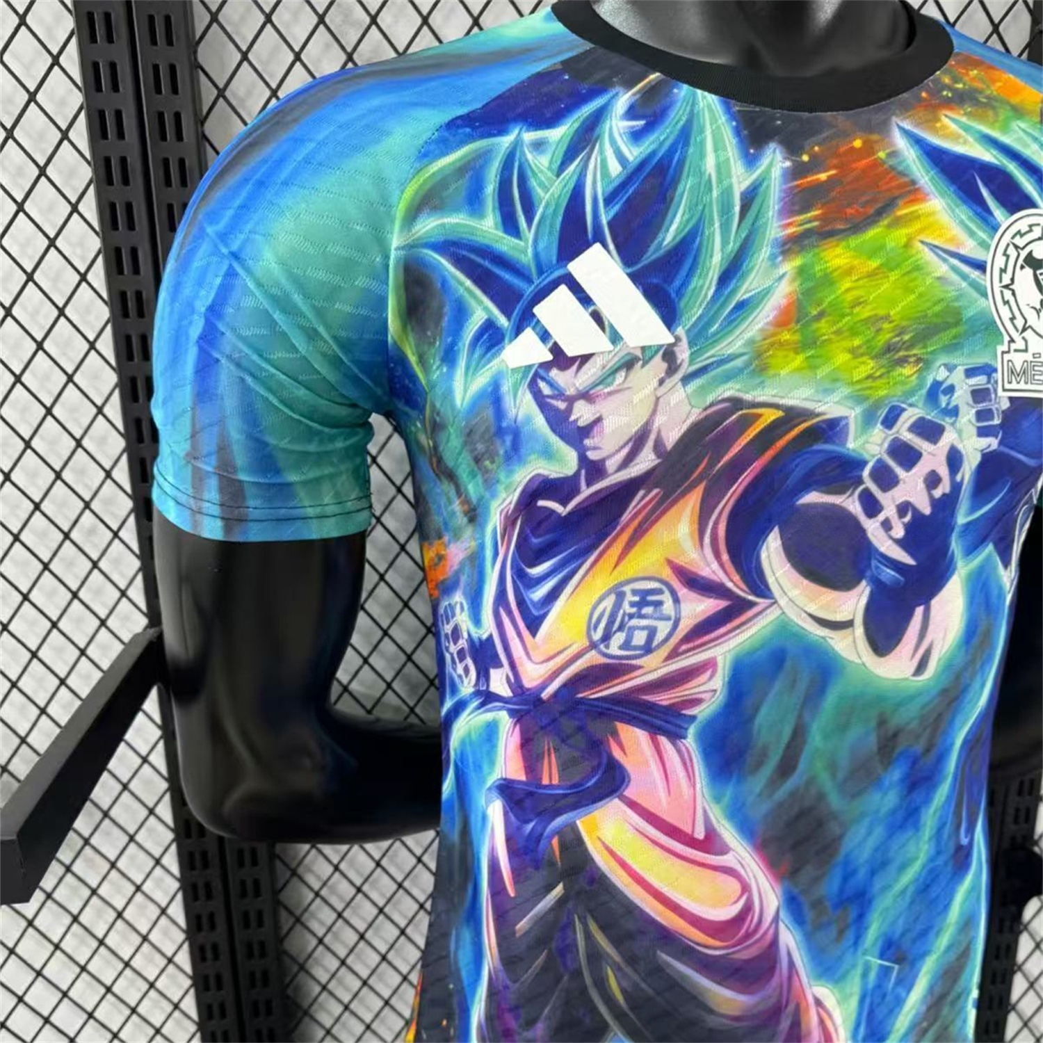 Mexico 25-26 Dragon Ball Goku And Bejita Special Jersey - Player Version - ReplicasJersey