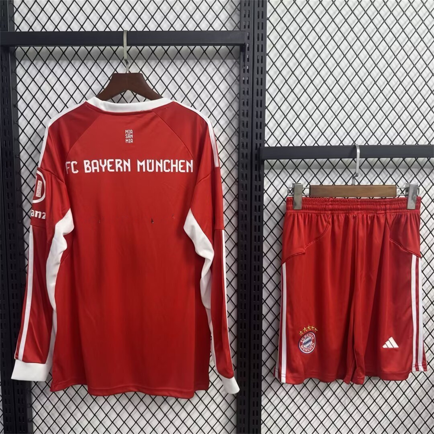 Bayern Munich 25-26 Home Long Sleeves Kids Kit - ReplicasJersey