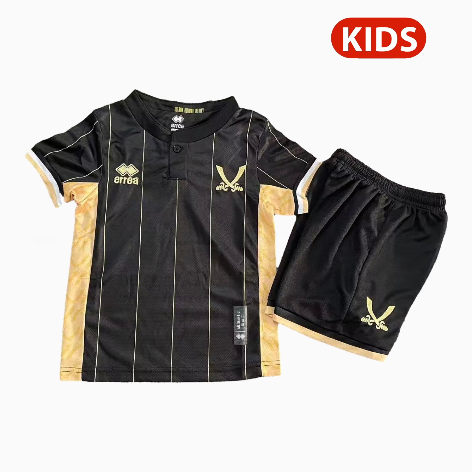 Sheffield United 25-26 Black Goalkeeper Kids Kit - ReplicasJersey