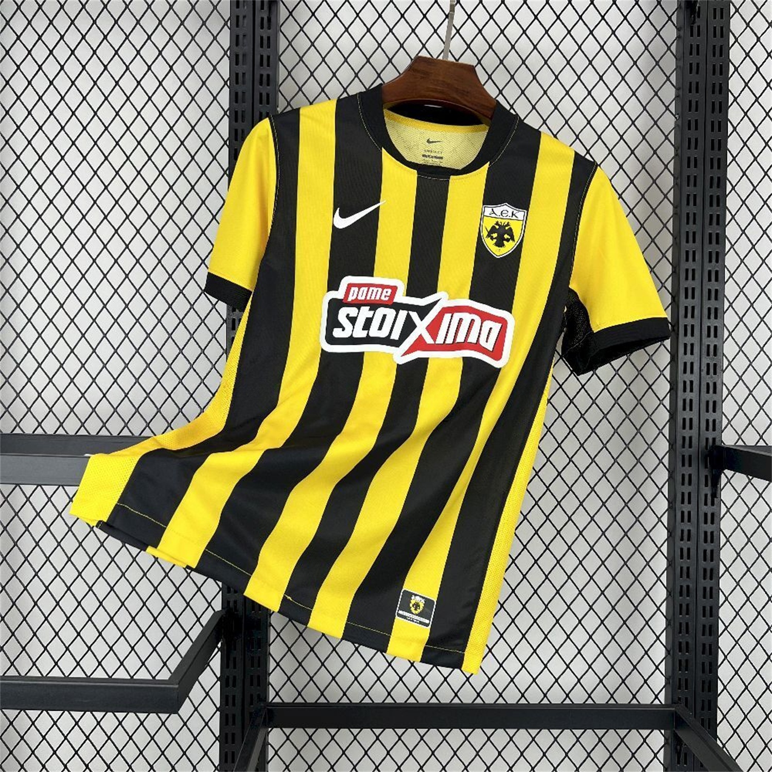AEK Athens 25-26 Home Yellow Jersey - Fans Version - ReplicasJersey