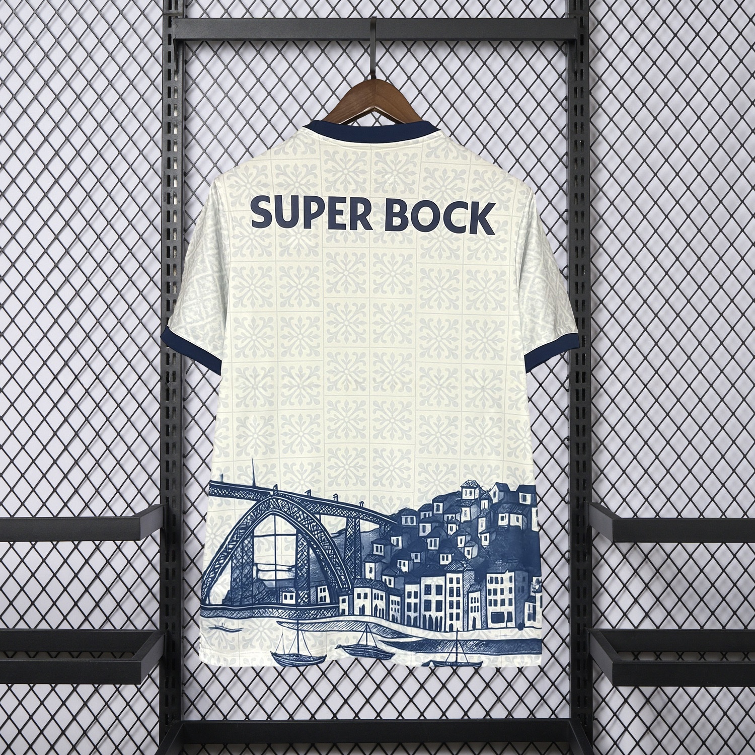 Porto 25-26 Ponte Maria Pia And Clérigos Church Jersey - Fans Version - ReplicasJersey