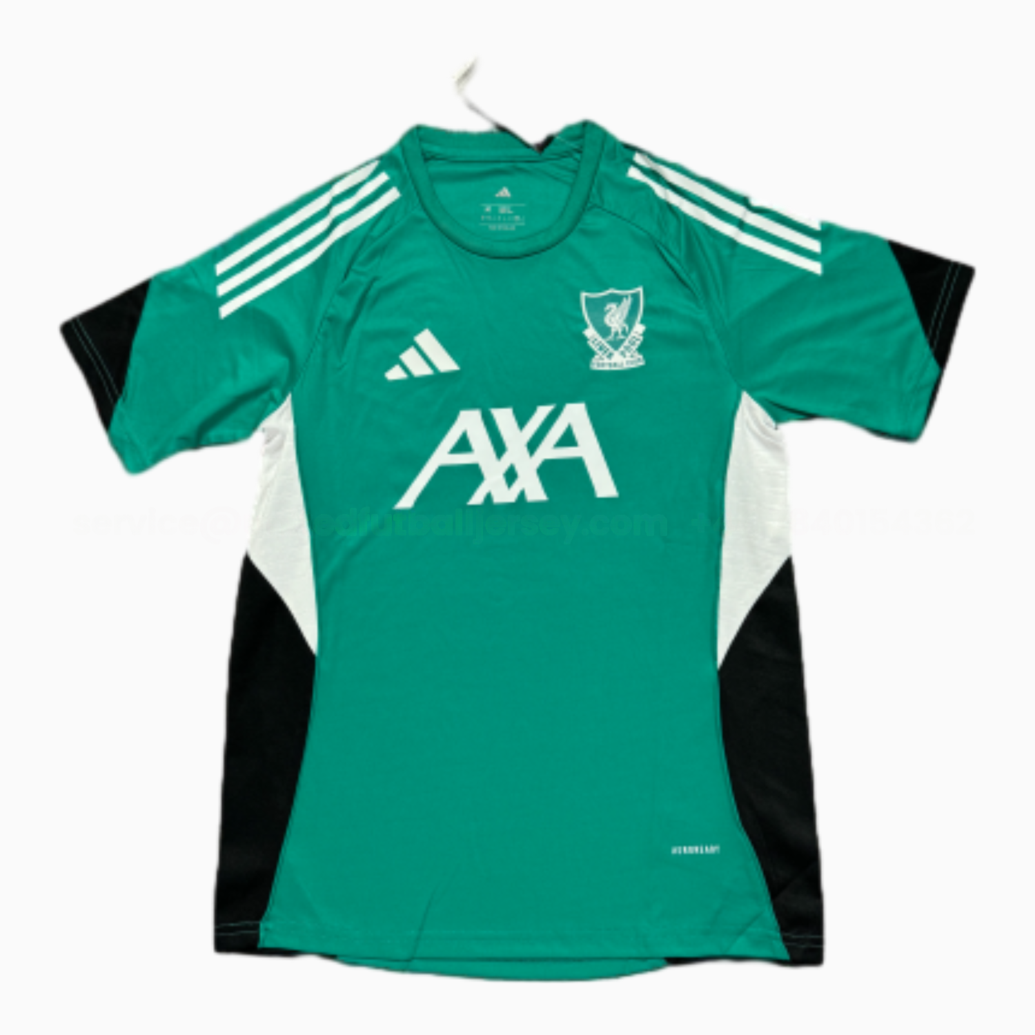 Liver.pool 25-26 AXA Green Training Jersey - Fans Version - ReplicasJersey