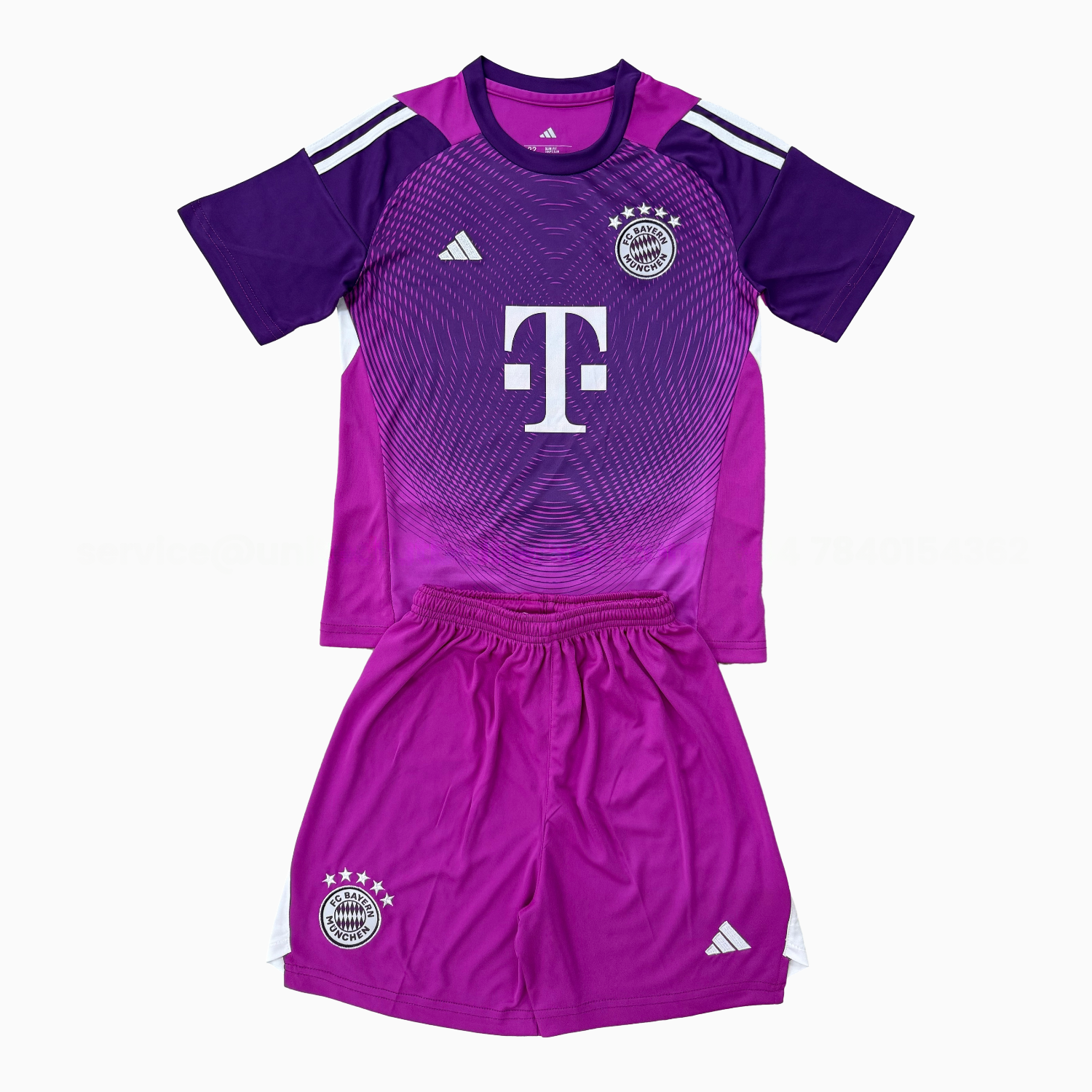 Bayern Munich 25-26 Pueple Goalkeeper Men's Adult Jersey Set - Fans Version - ReplicasJersey