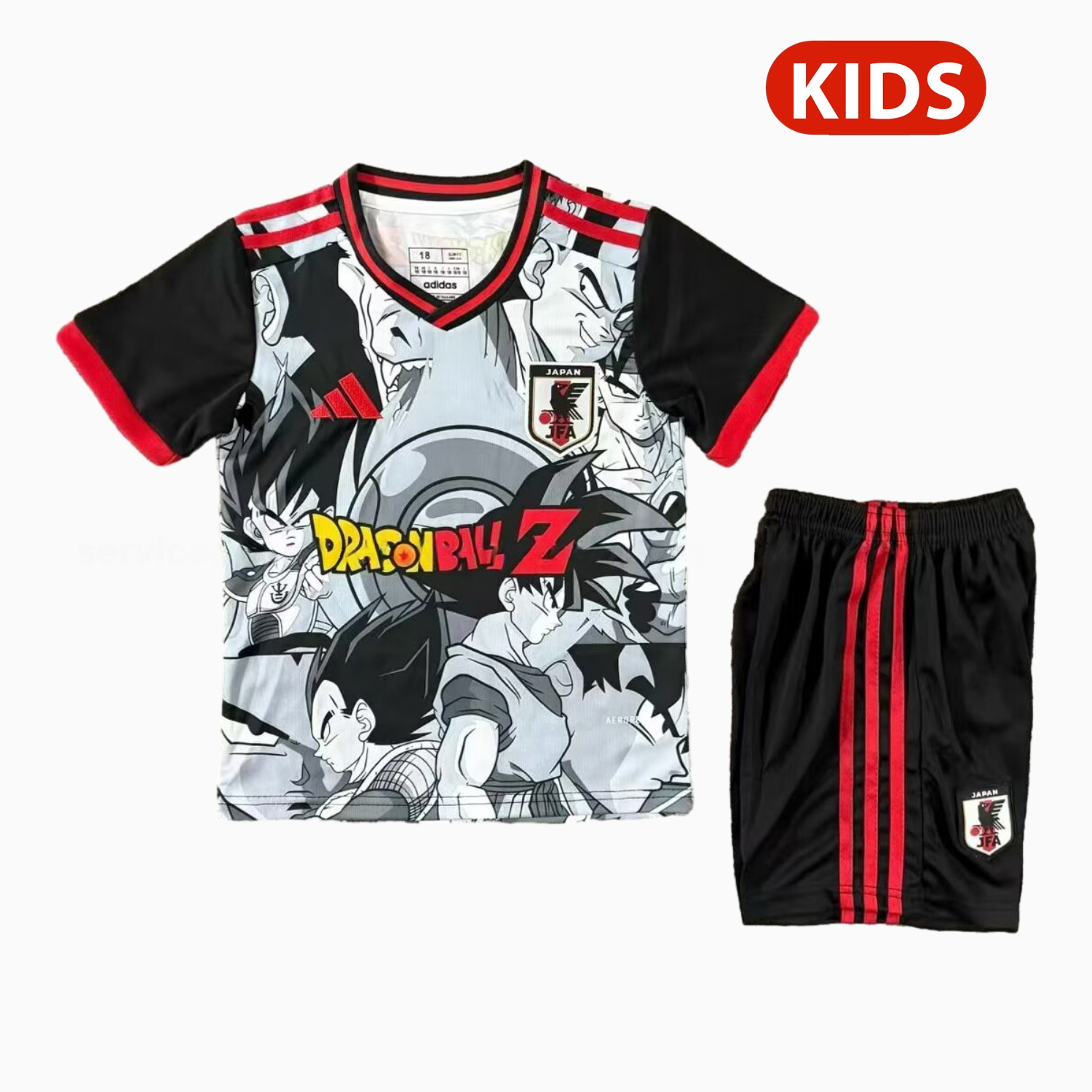Japan 25-26 Dragon Z Comic Style Special Kids Kit - ReplicasJersey