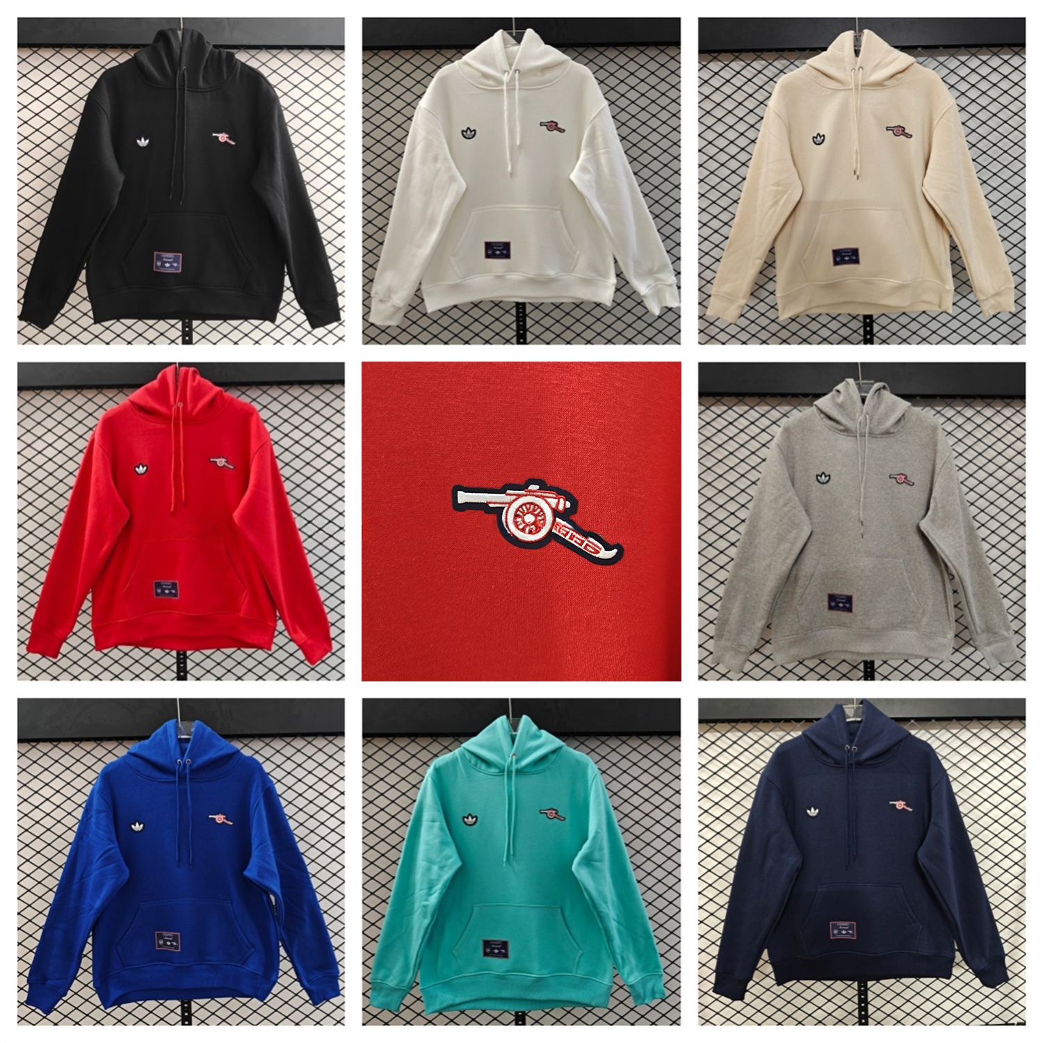 Arsenal 25-26 Originals Terrace Icon Unisex Pullover Hoodie - ReplicasJersey