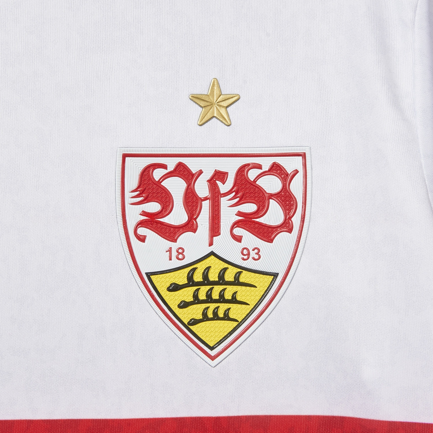 VfB Stuttgart 25-26 European Home Long Sleeves Jersey - Fans Version - ReplicasJersey