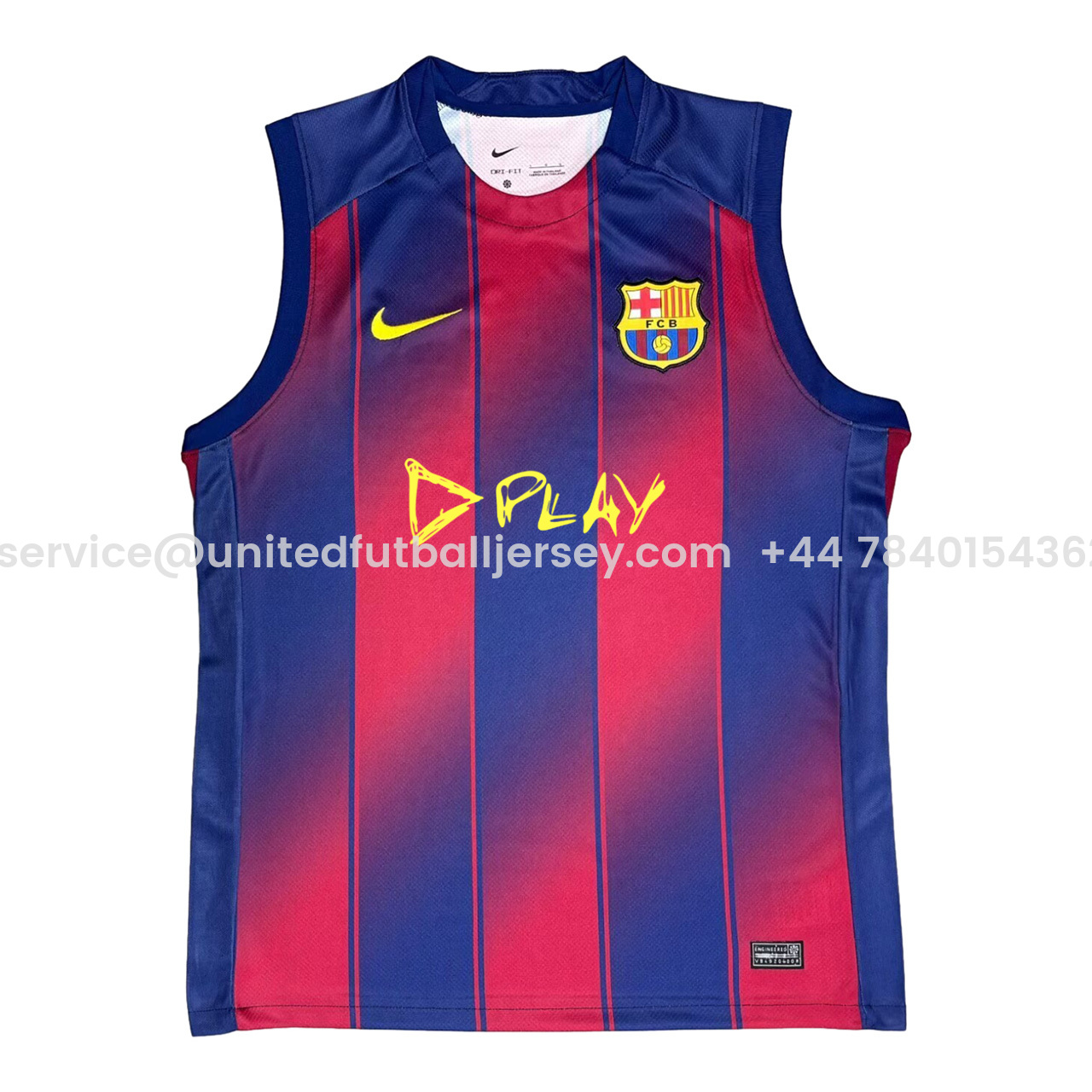 Barcelona 25-26 Ed Sheeran Home Special Vest - ReplicasJersey