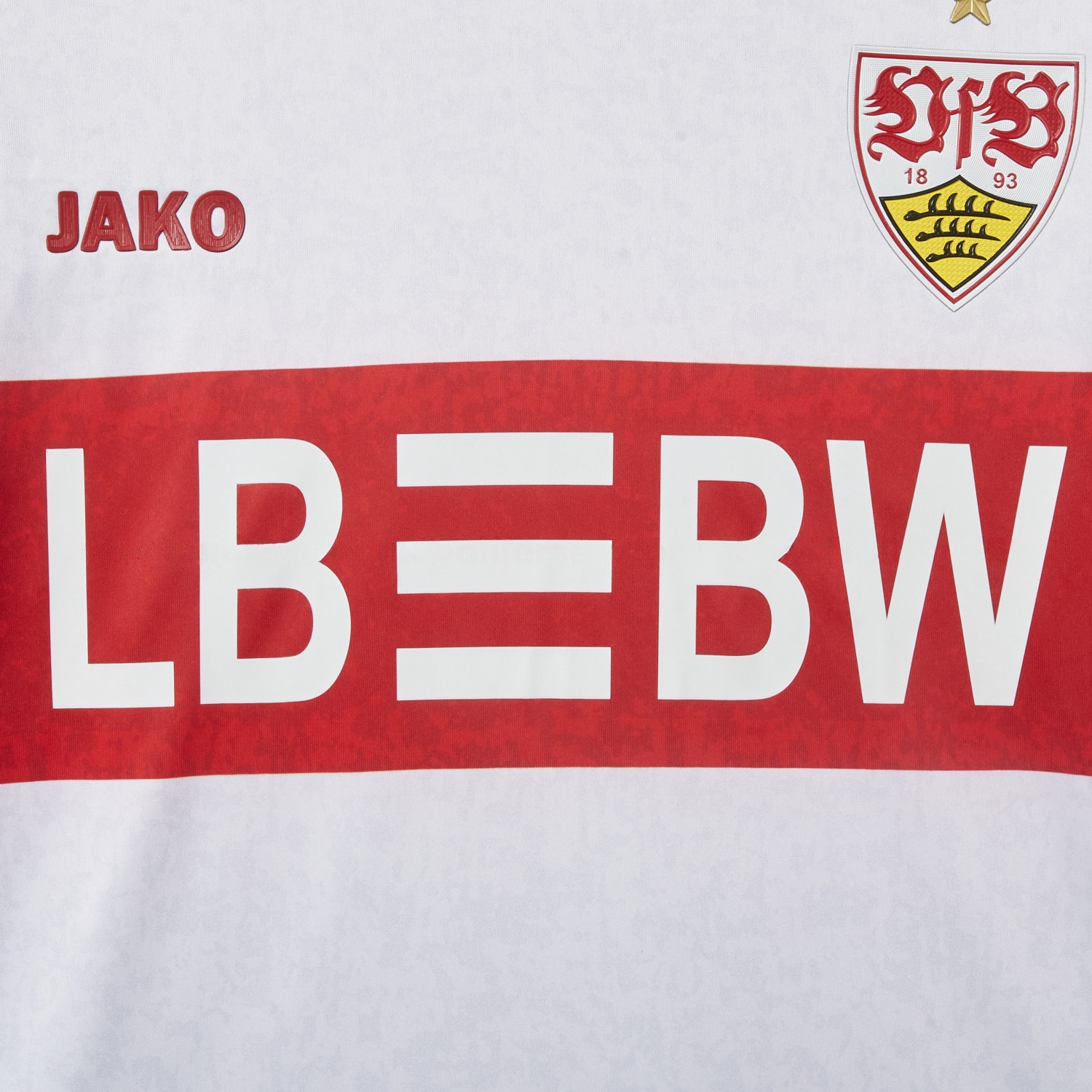 VfB Stuttgart 25-26 European Home Long Sleeves Jersey - Fans Version - ReplicasJersey