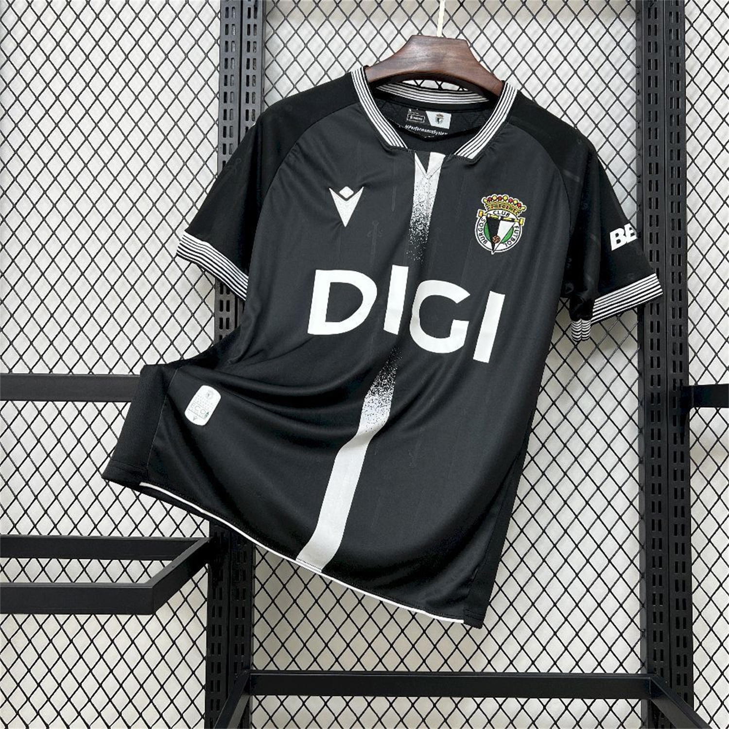 Burgos 25-26 Away Black Jersey - Fans Version - ReplicasJersey