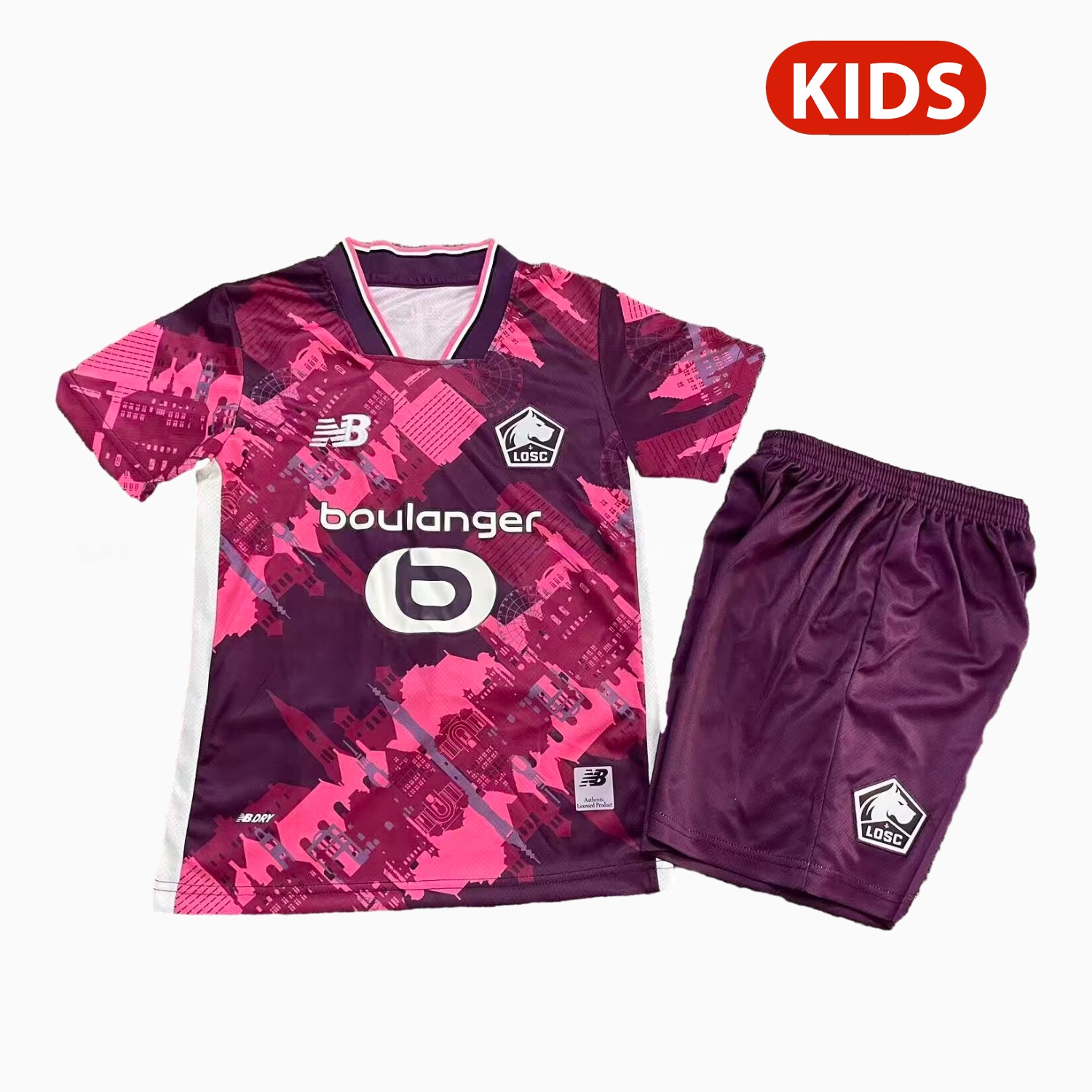 Lille 25-26 Fourth Kids Kit - ReplicasJersey
