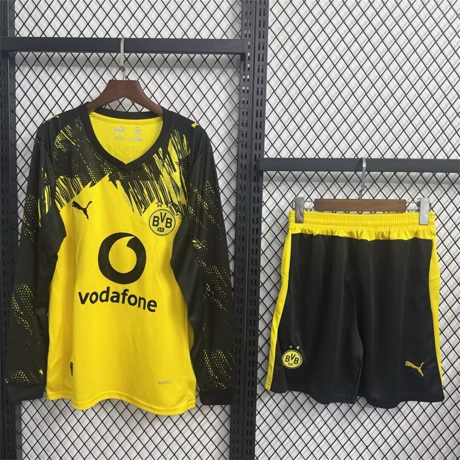 Dortmund 25-26 Home Long Sleeves Kids Kit - ReplicasJersey