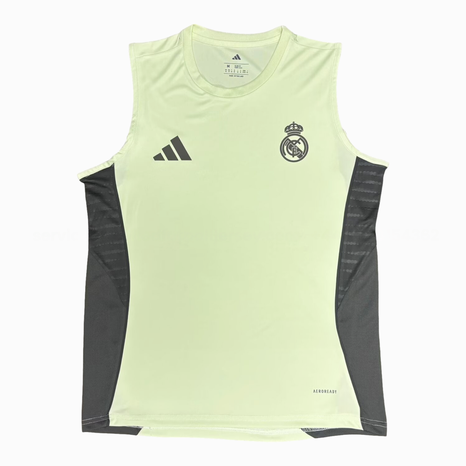 Real Madrid 25-26 Light Green Training Vest - Fans Version - ReplicasJersey