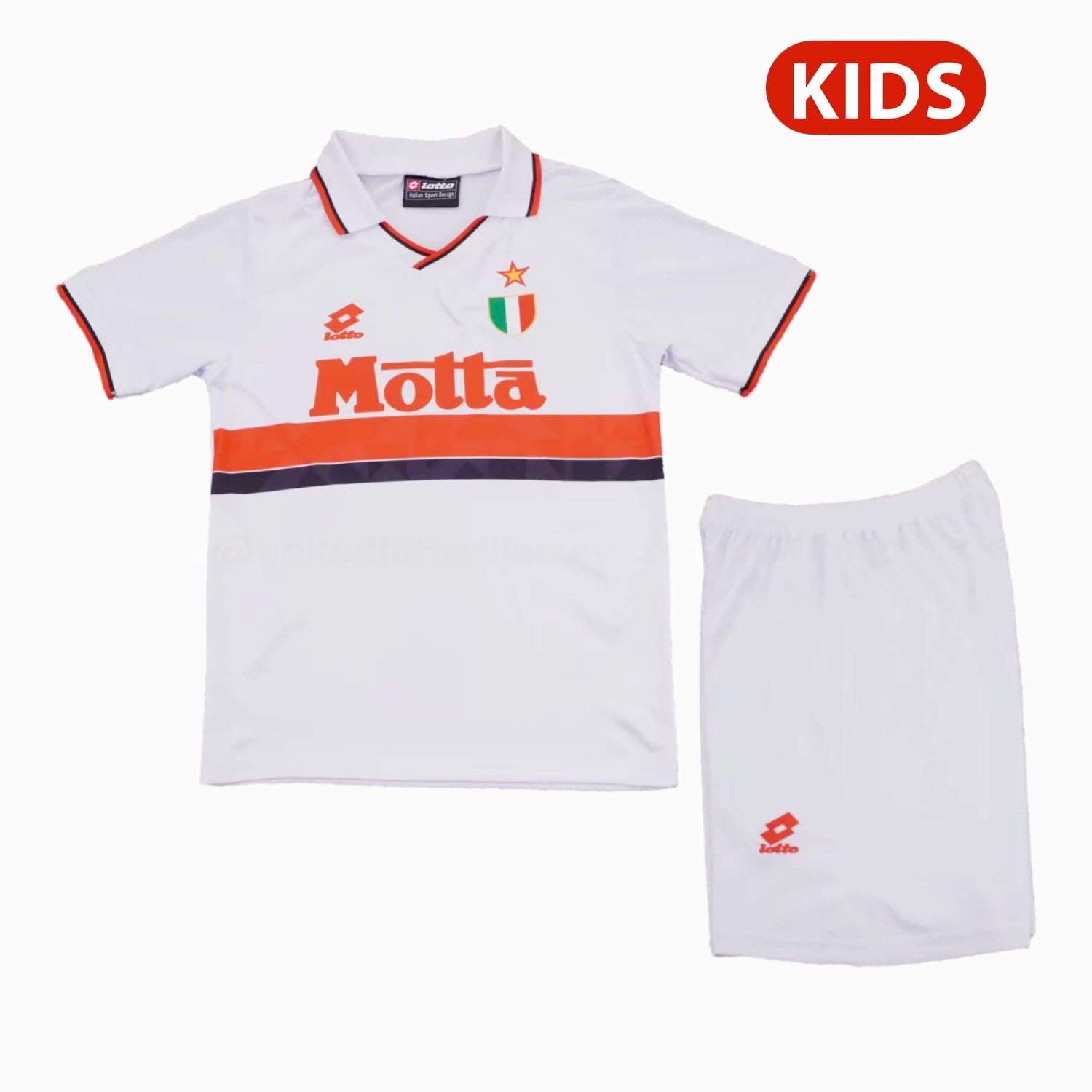 Retro AC Milan 1993-94 Away Kids Kit - ReplicasJersey