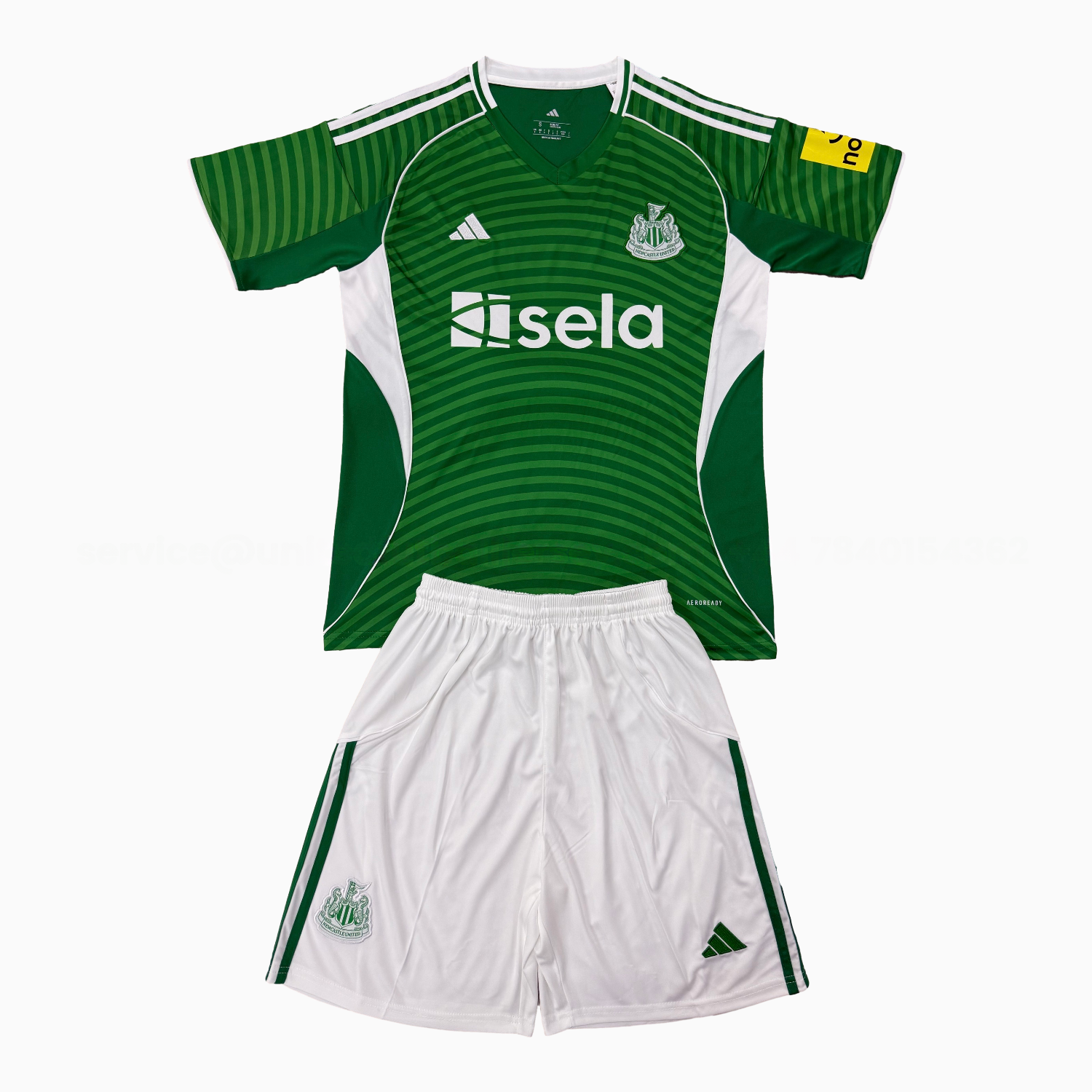 Newcastle United 25-26 Away Men's Adult Jersey Set - Fans Version - ReplicasJersey