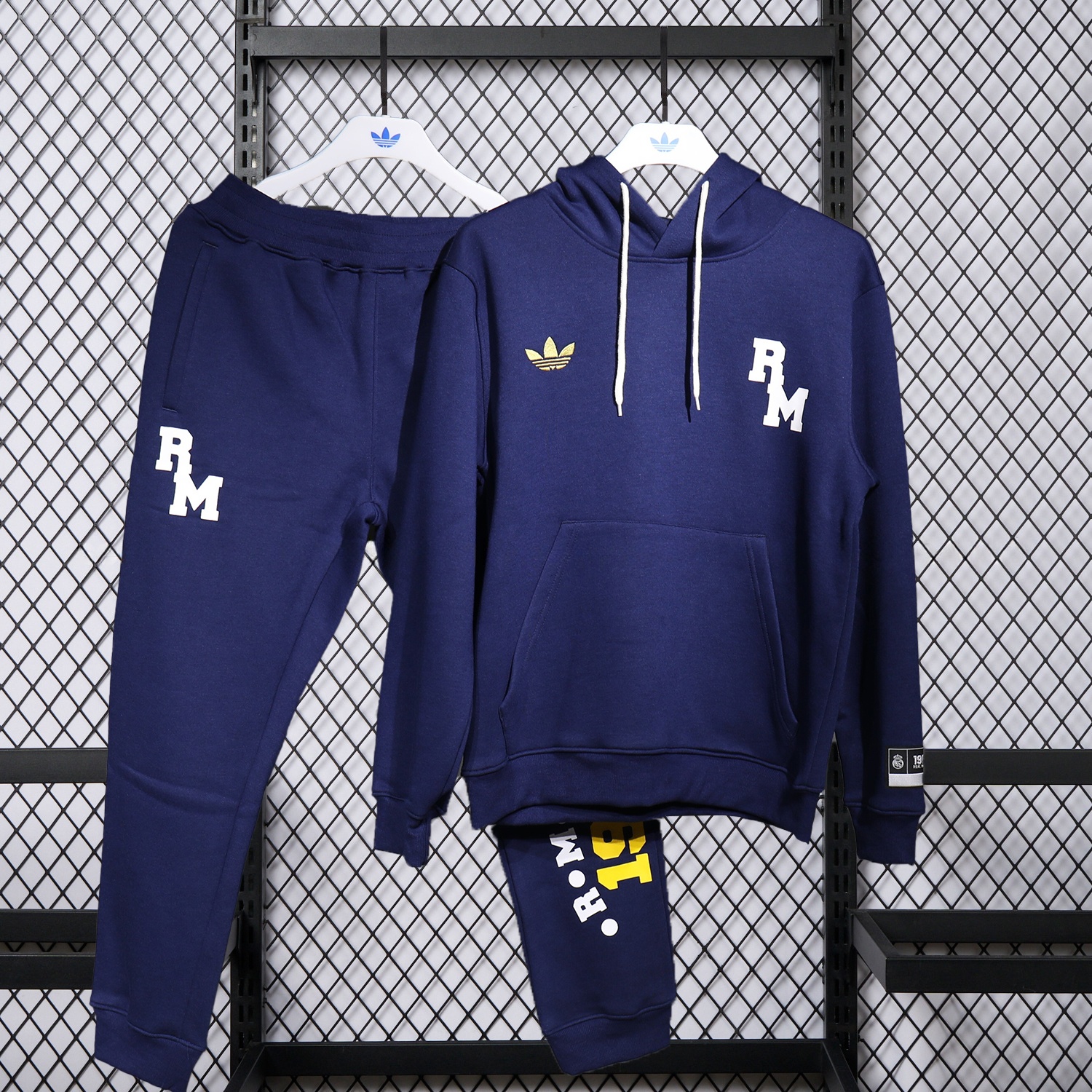 Real Madrid 25-26 Pure Color 1902 Training Set - Dark Blue Top and Dark Blue Pants - ReplicasJersey