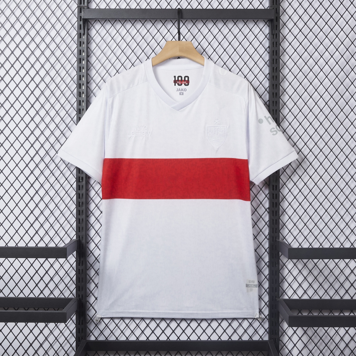 【Embroidered Team Badge】Stuttgart 25-26 100th Anniversary Jersey - Fans Version - ReplicasJersey