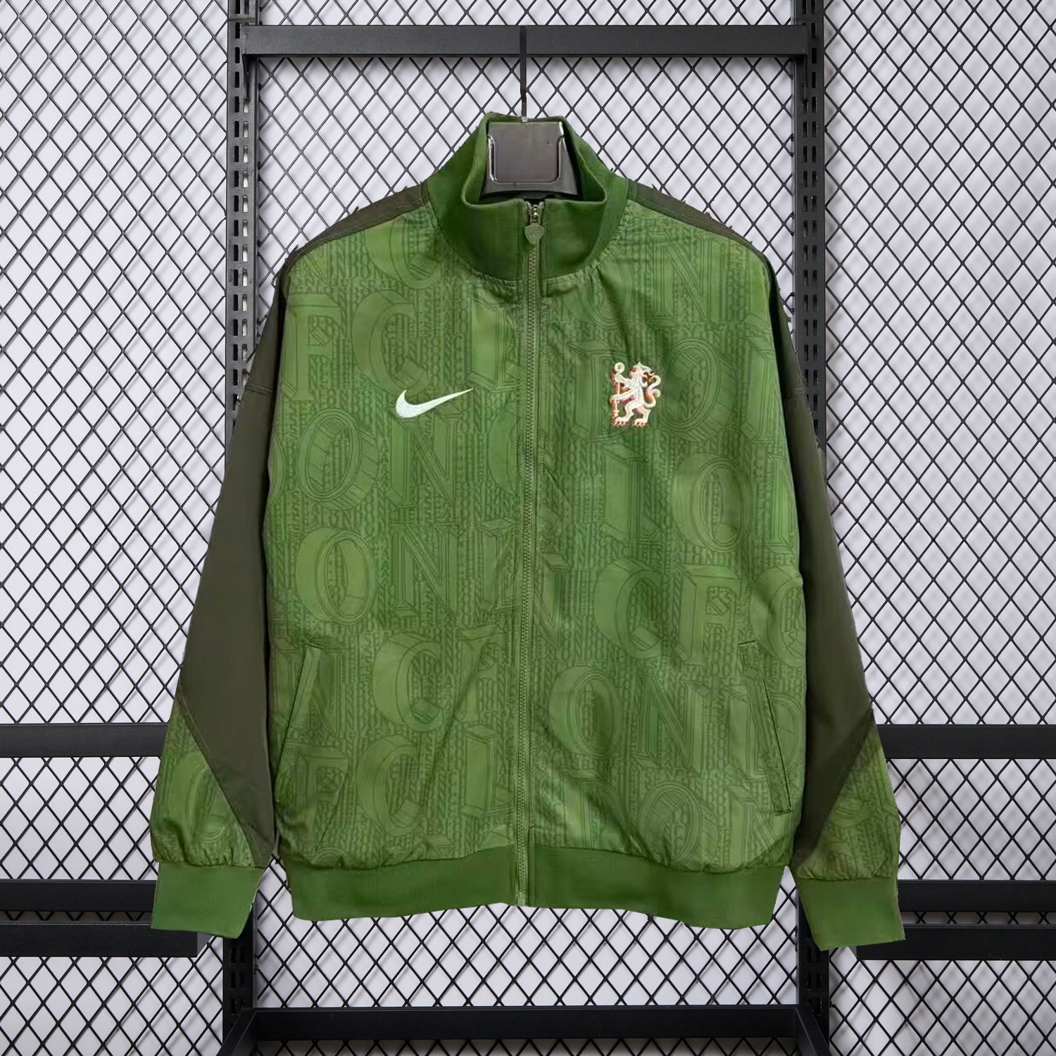 C.H.E.L.S.E.A 25-26 Windbreaker Jacket - Green - ReplicasJersey
