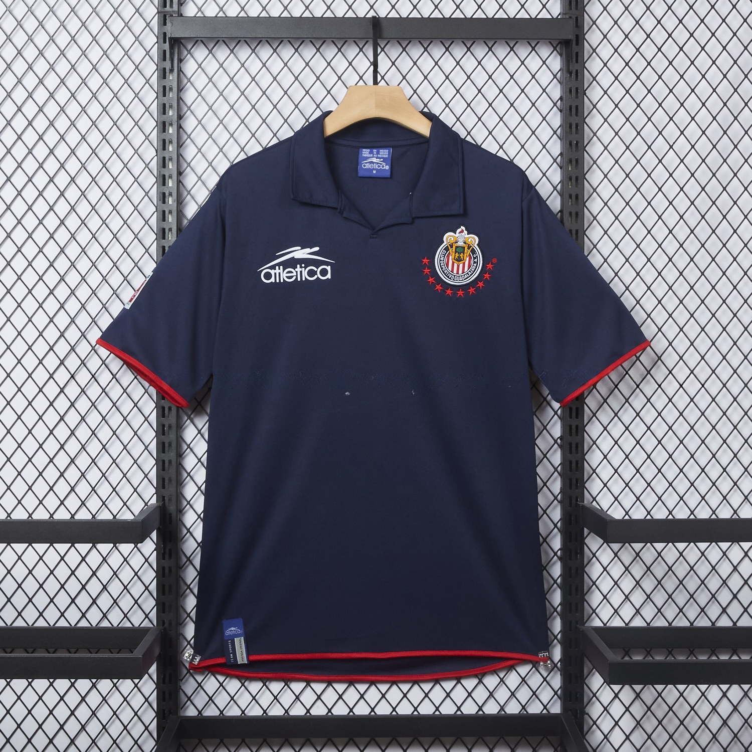 Retro Chivas de Guadalajara 2003-04 Away Deep Blue Jersey - ReplicasJersey