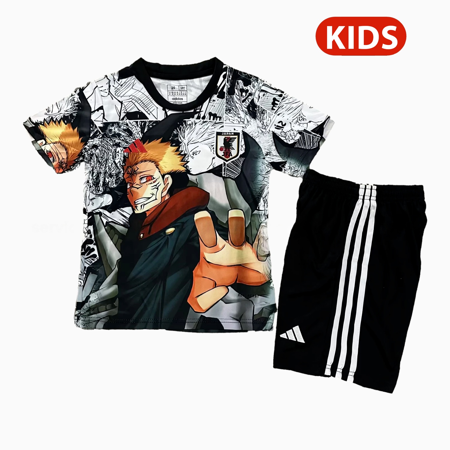 Japan 2024 Jujutsu Kaisen Itadori Yuji Special Edition Kids Kit - ReplicasJersey